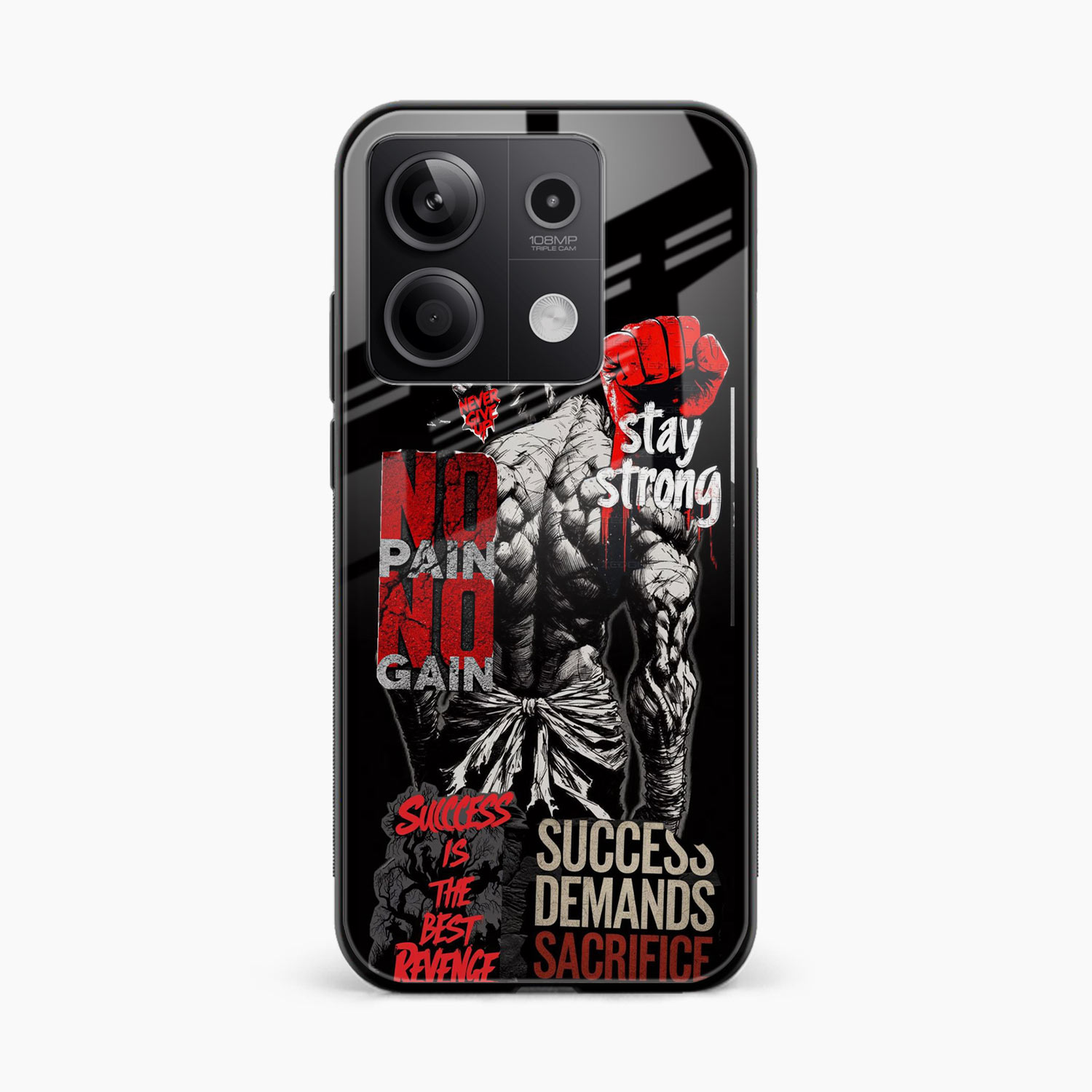 Stay Strong Redmi Note 13 Pro Back Cover