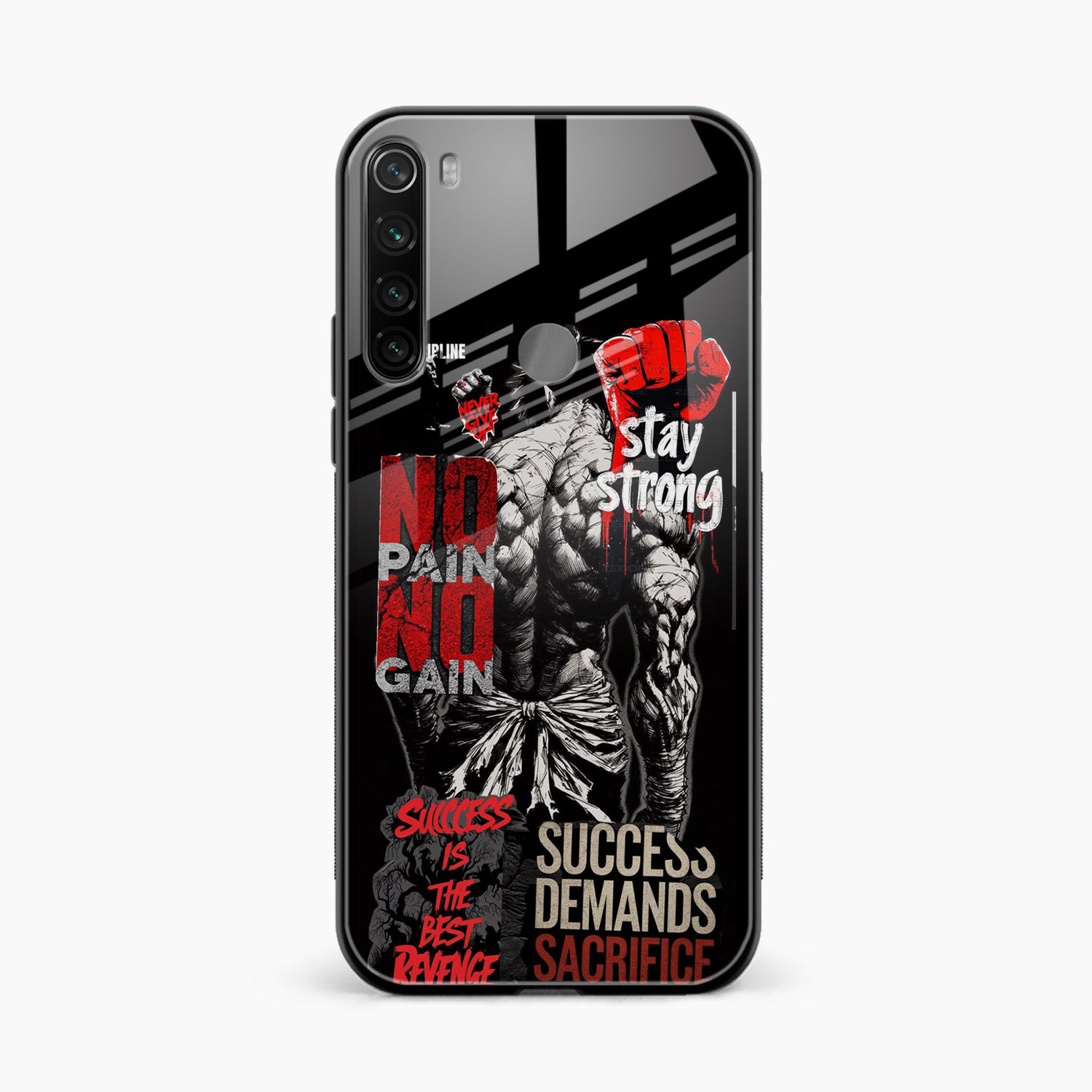 Stay Strong Redmi Note 8 Back Cover