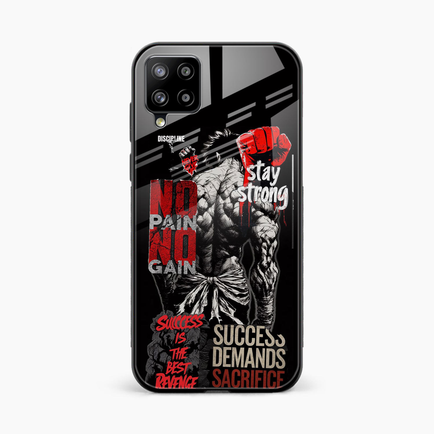 Stay Strong Samsung A12 Back Cover