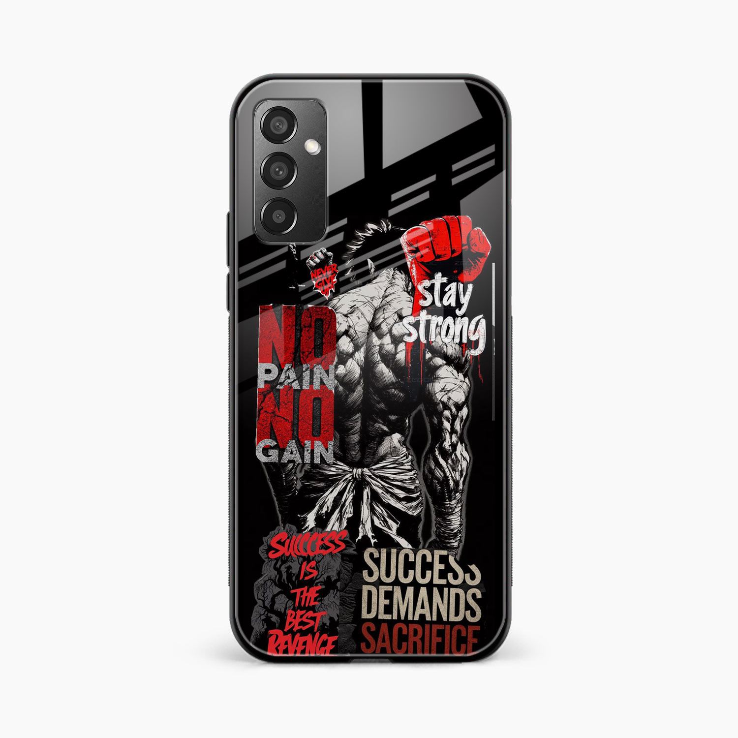 Stay Strong Samsung F13 4G Back Cover