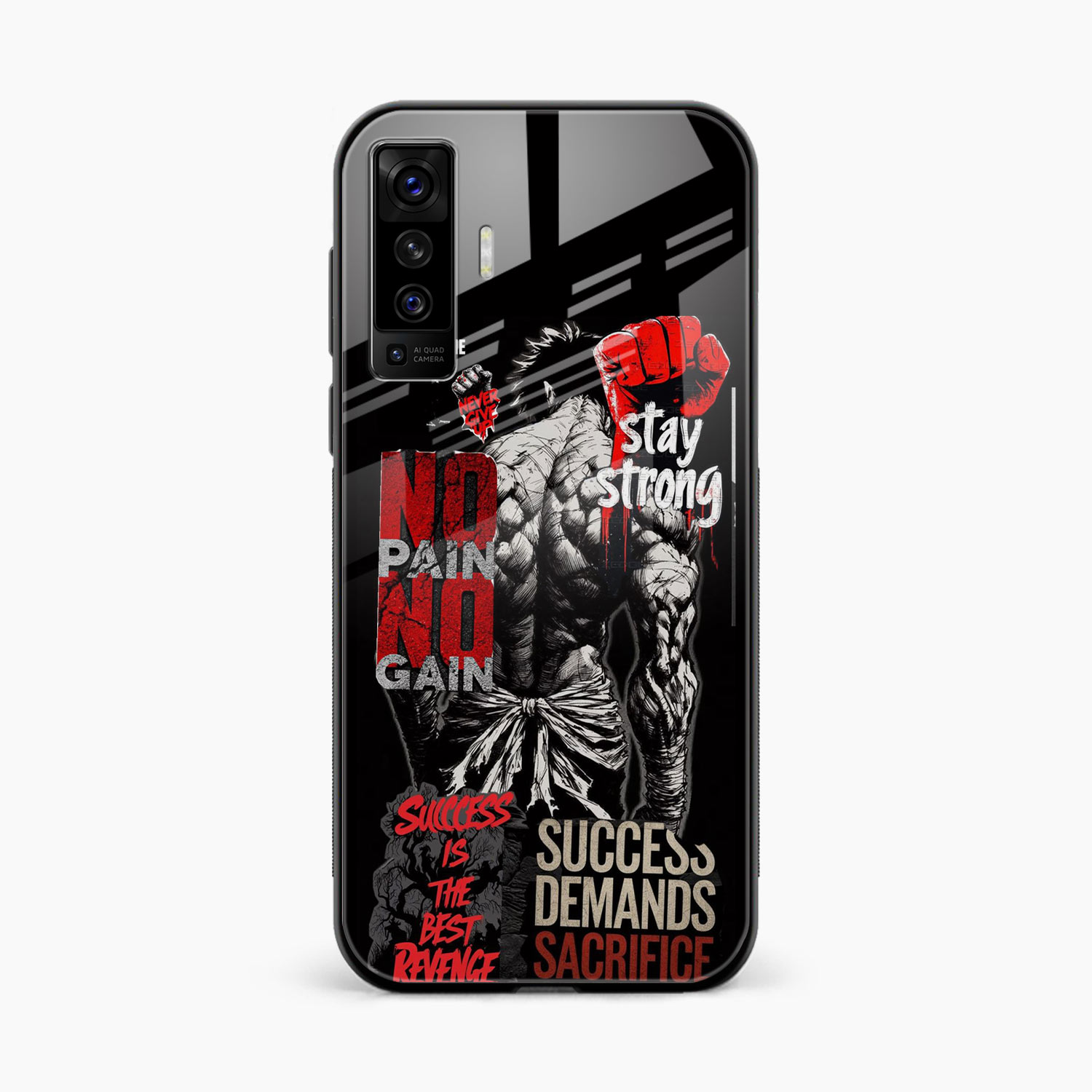Stay Strong Vivo X50 Back Cover