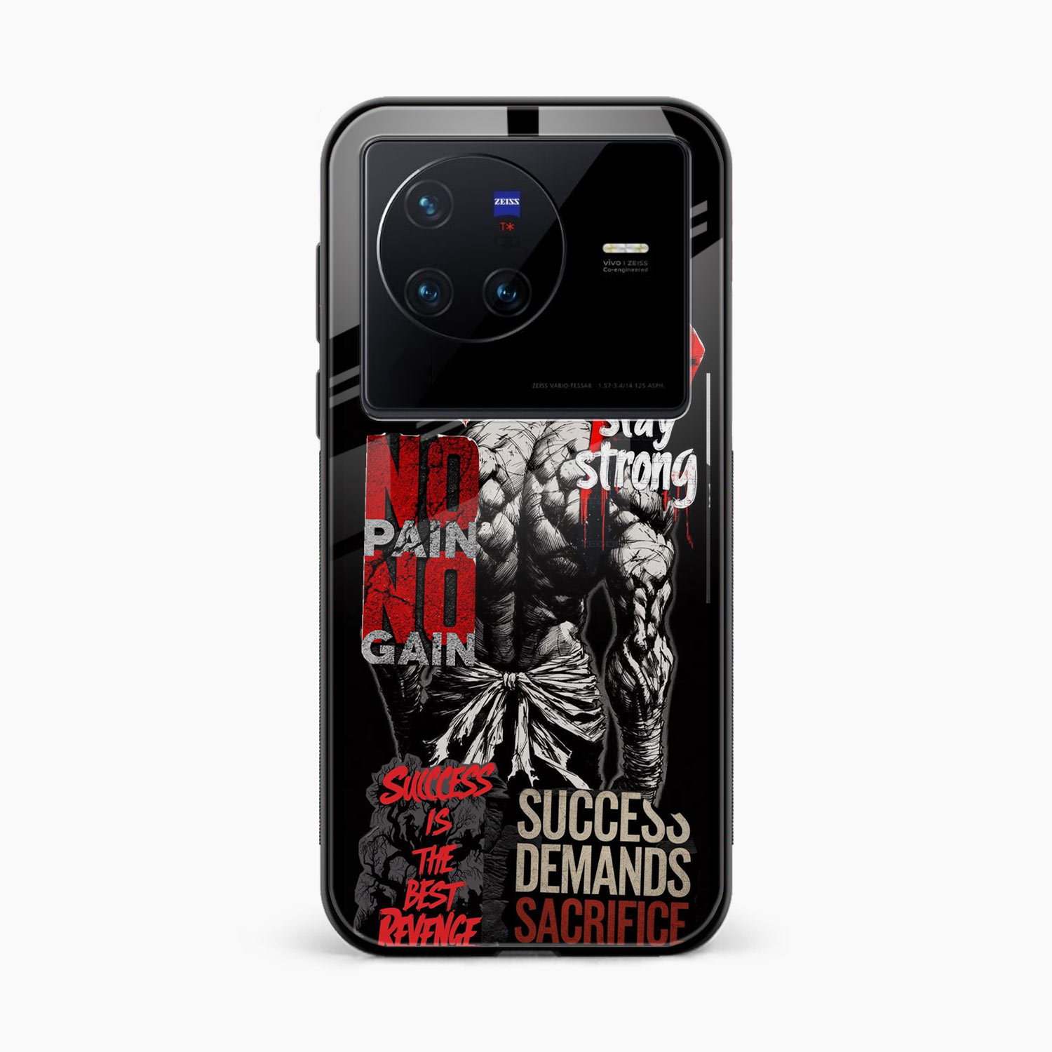 Stay Strong Vivo X80 Back Cover