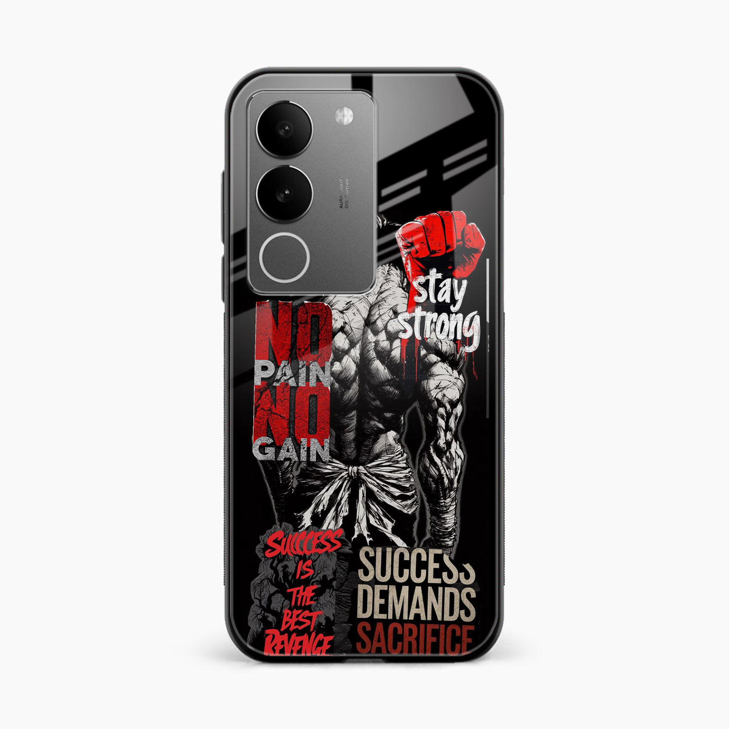 Stay Strong Vivo Y200 Back Cover
