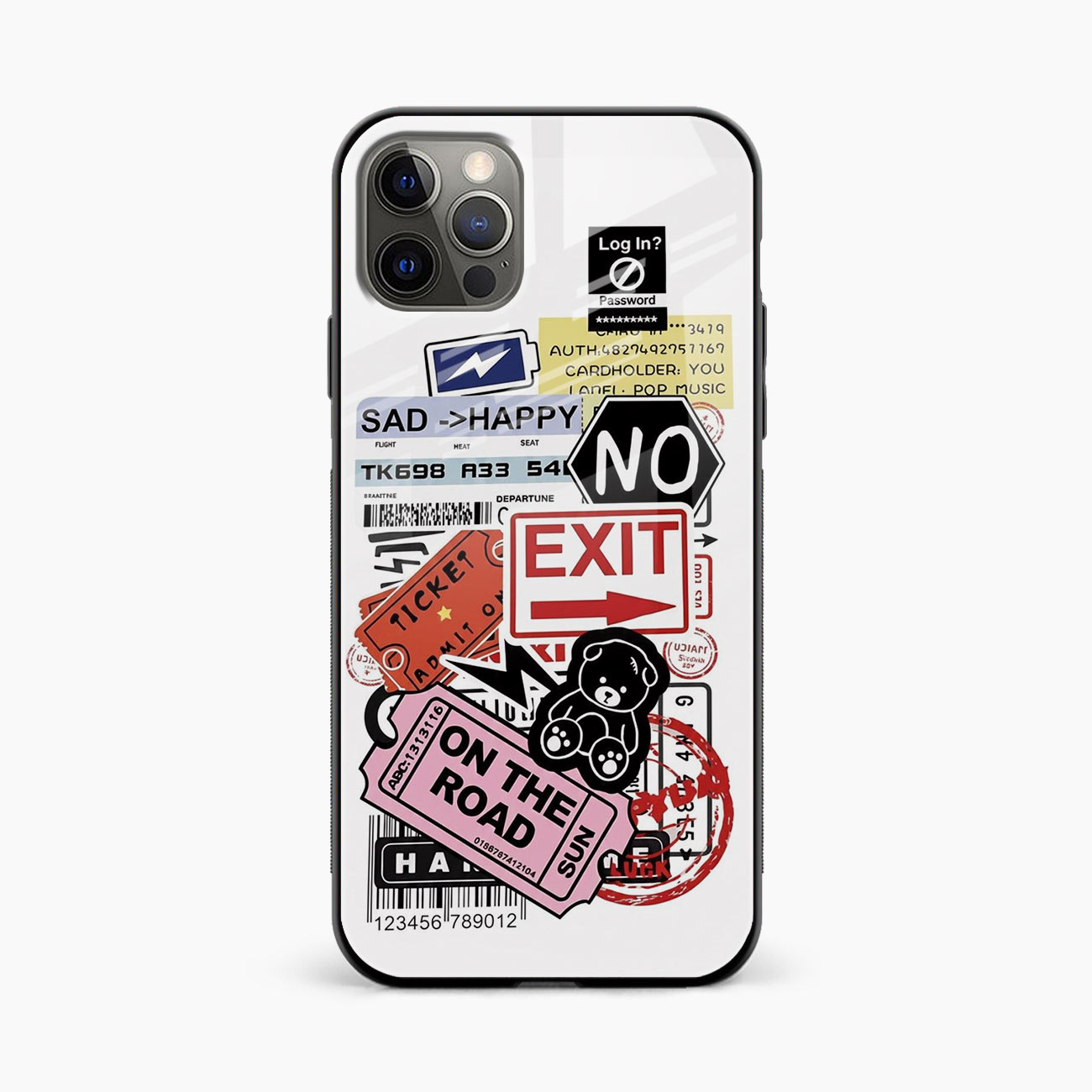 Travel Diaries iPhone 13 Pro Back Cover