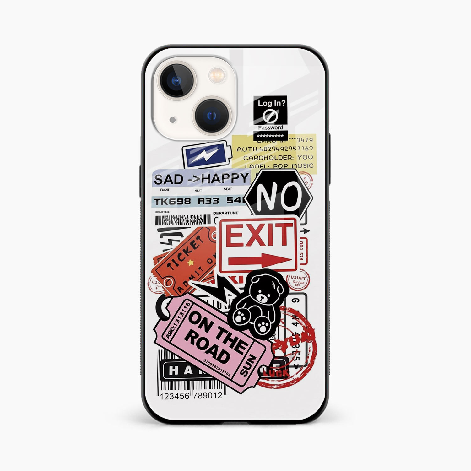 Travel Diaries iPhone 14 Plus Back Cover
