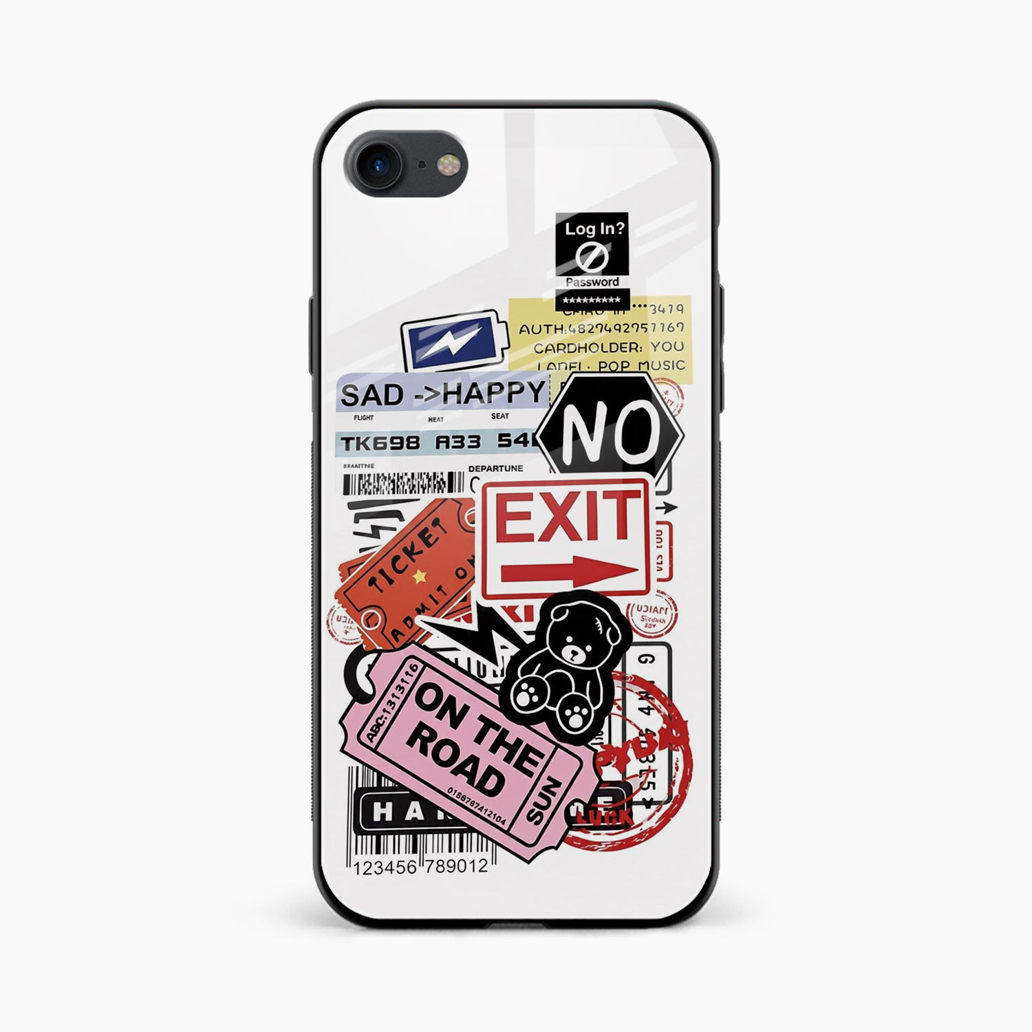 Travel Diaries iPhone 8 Back Cover