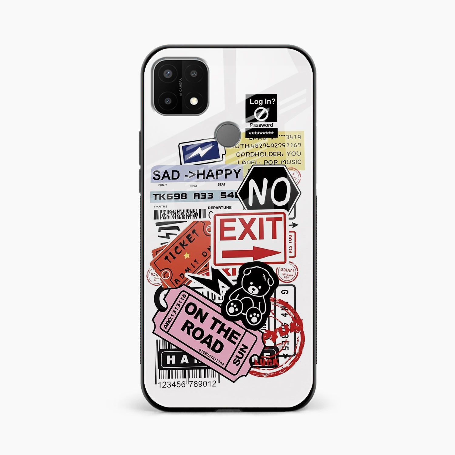 Travel Diaries Oppo A15s Back Cover