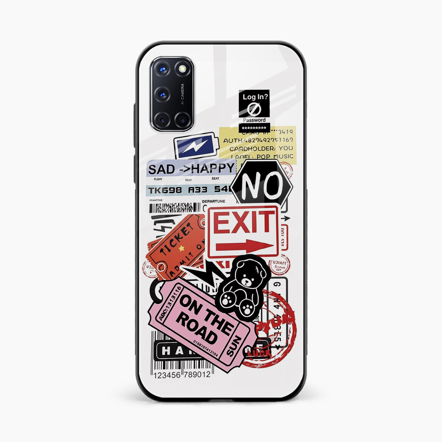Travel Diaries Oppo A52 Back Cover