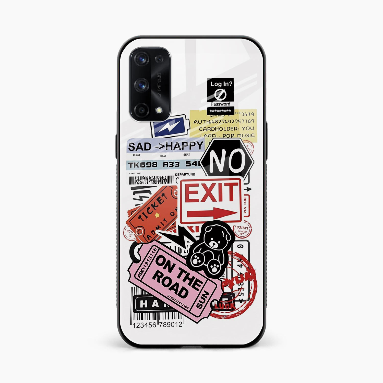 Travel Diaries Oppo A74 5G Back Cover