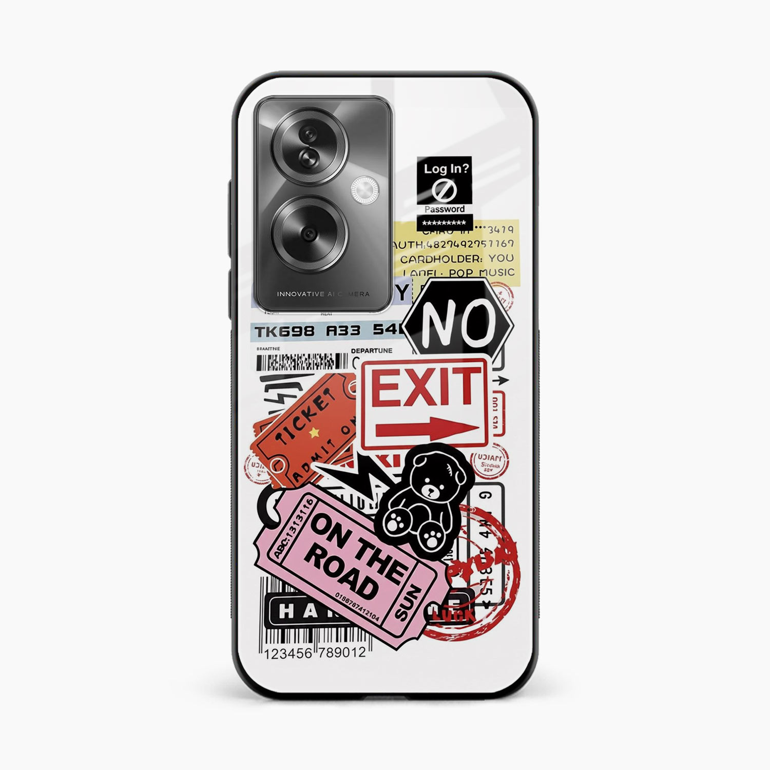 Travel Diaries Oppo A79 5G Back Cover