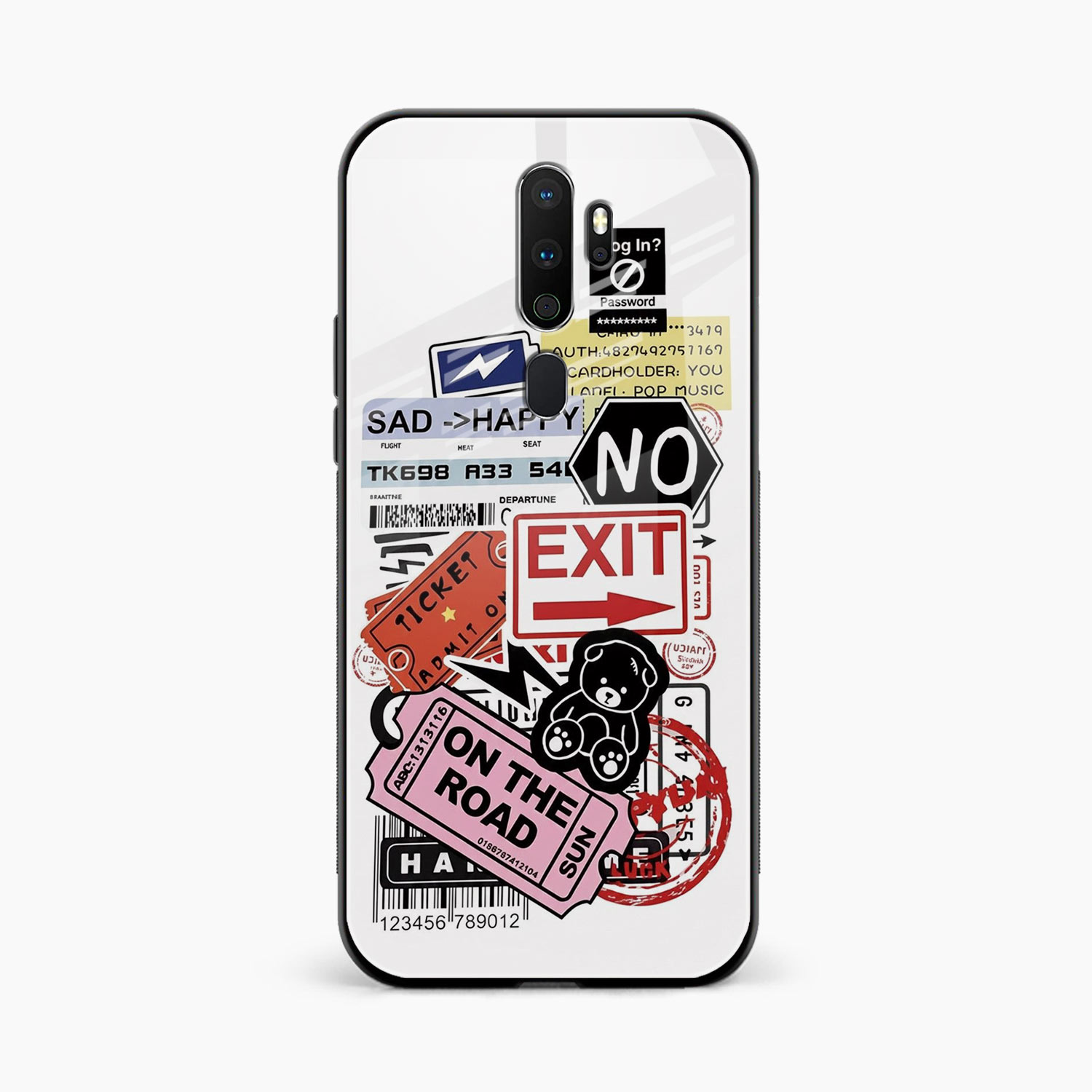 Travel Diaries Oppo A9 Back Cover
