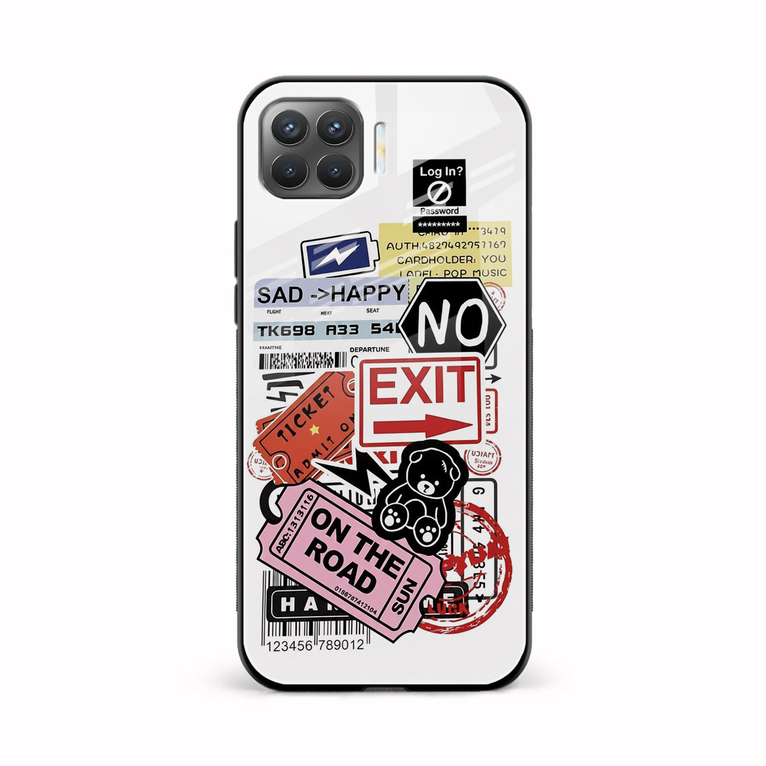 Travel Diaries Oppo F17 Back Cover