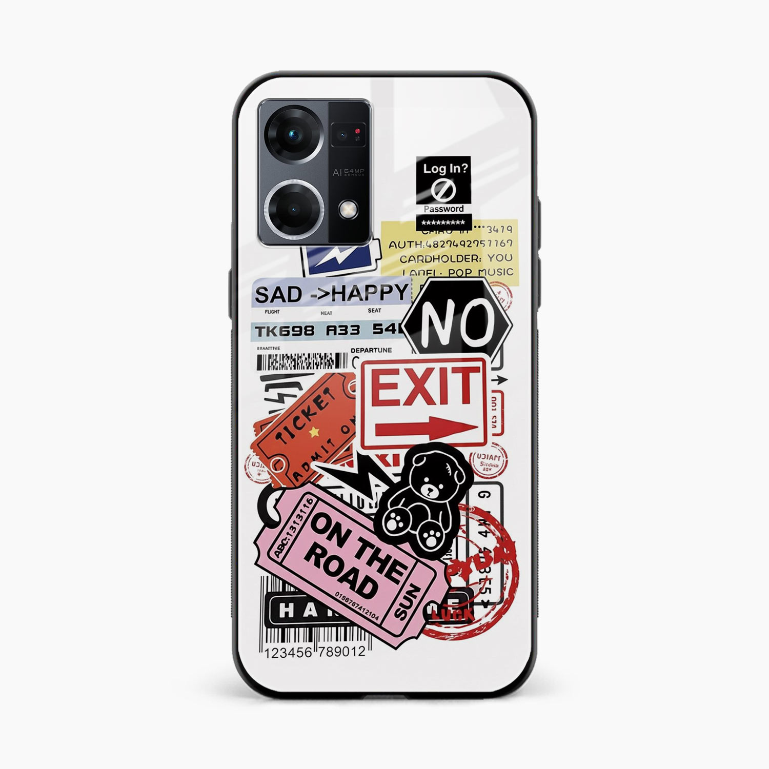 Travel Diaries Oppo F21 Pro Back Cover