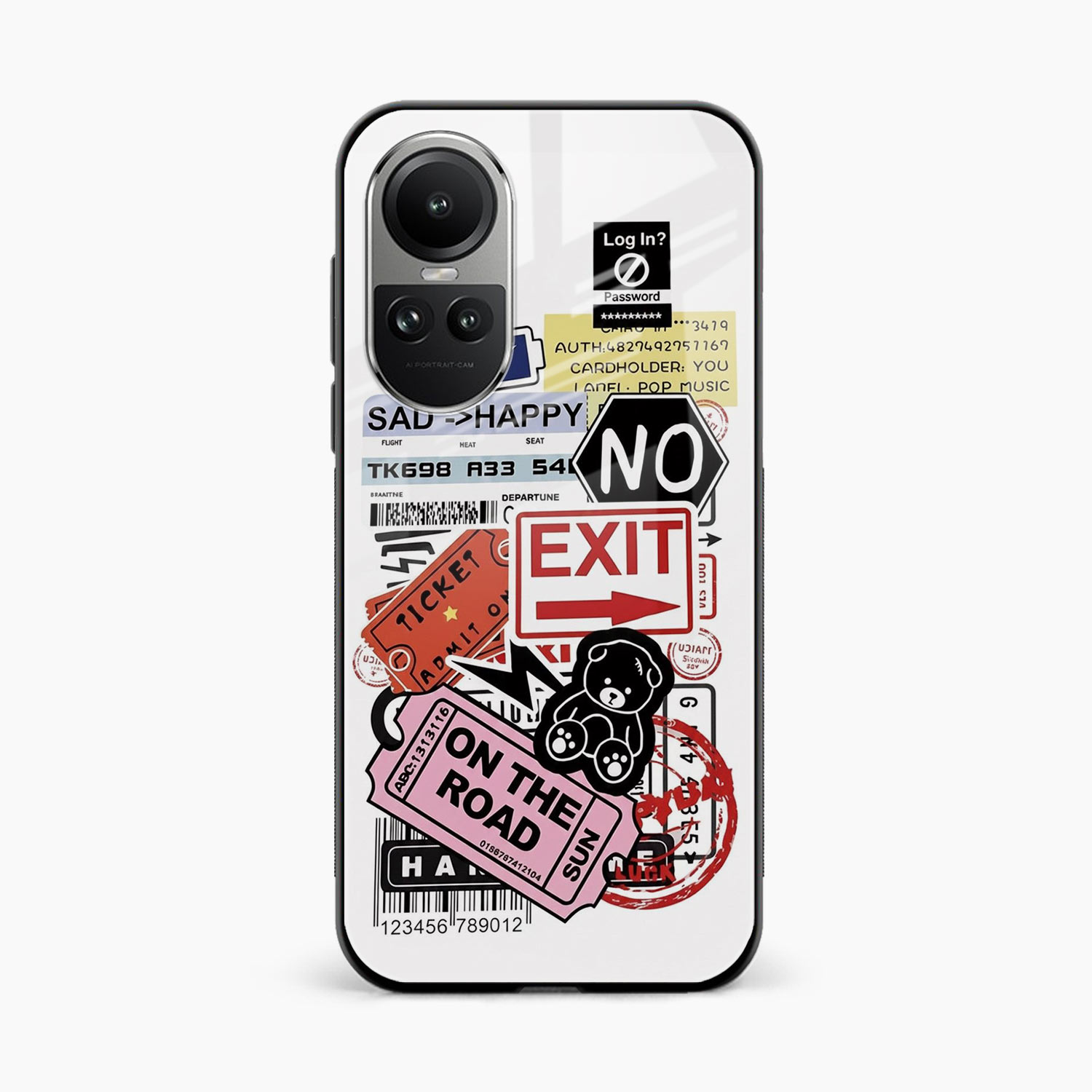 Travel Diaries Oppo Reno 10 Back Cover