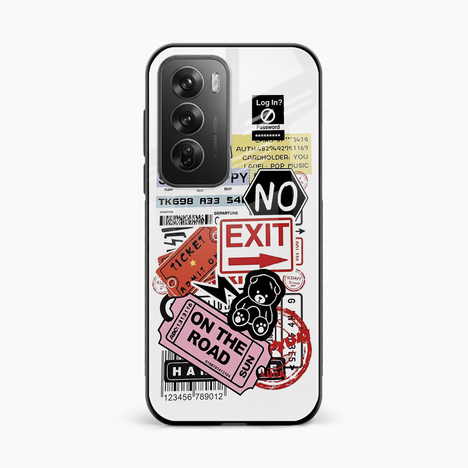 Travel Diaries Oppo Reno 12 5G Back Cover
