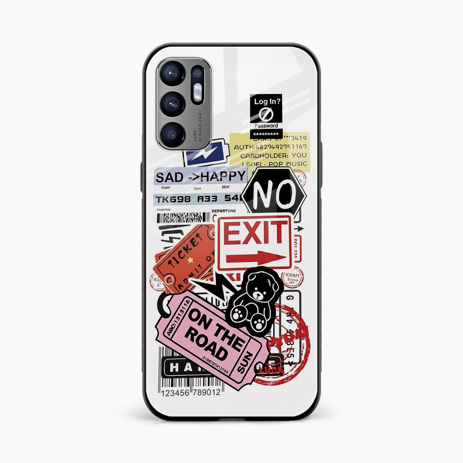 Travel Diaries Oppo Reno 6 4G Back Cover