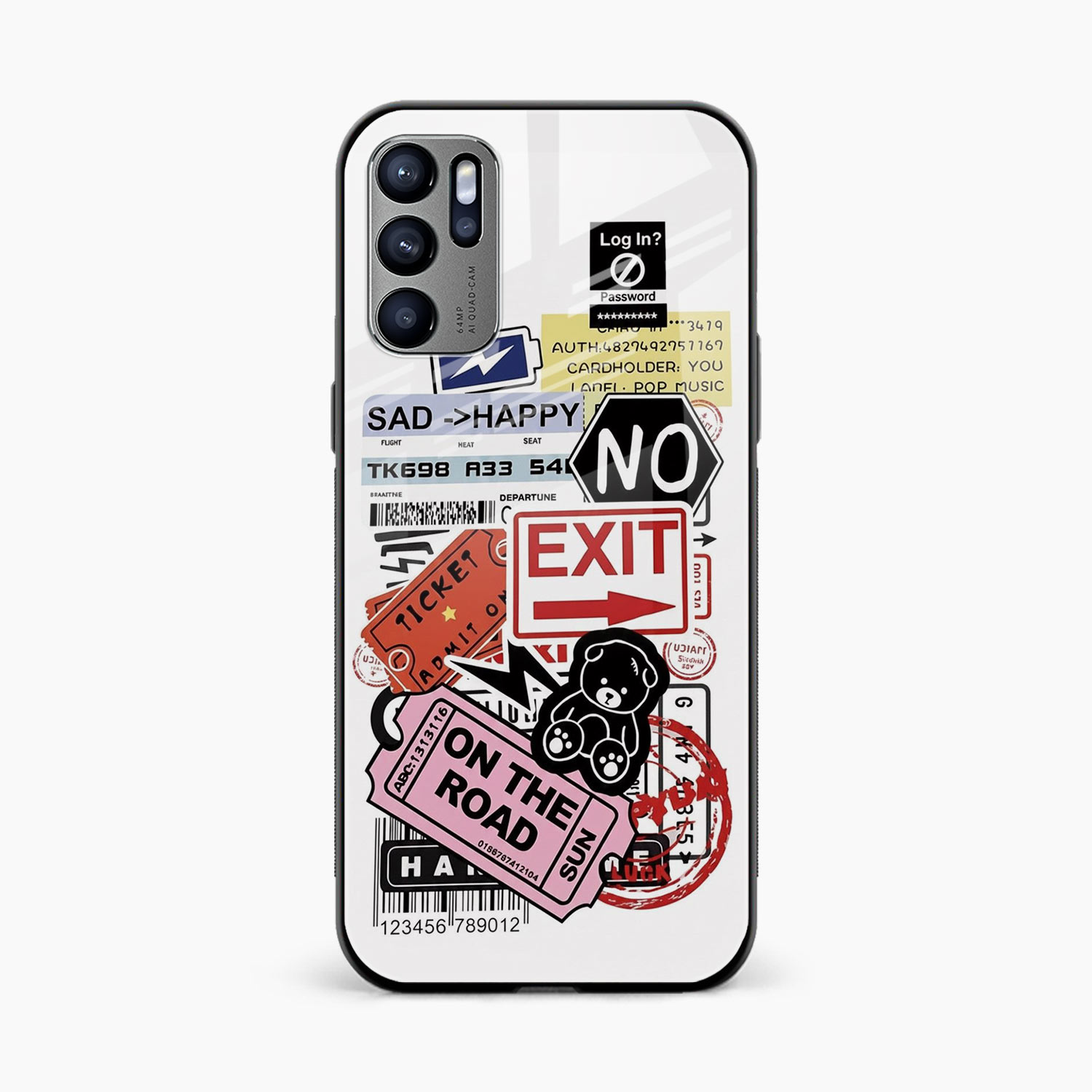 Travel Diaries Oppo Reno 6 Pro Back Cover