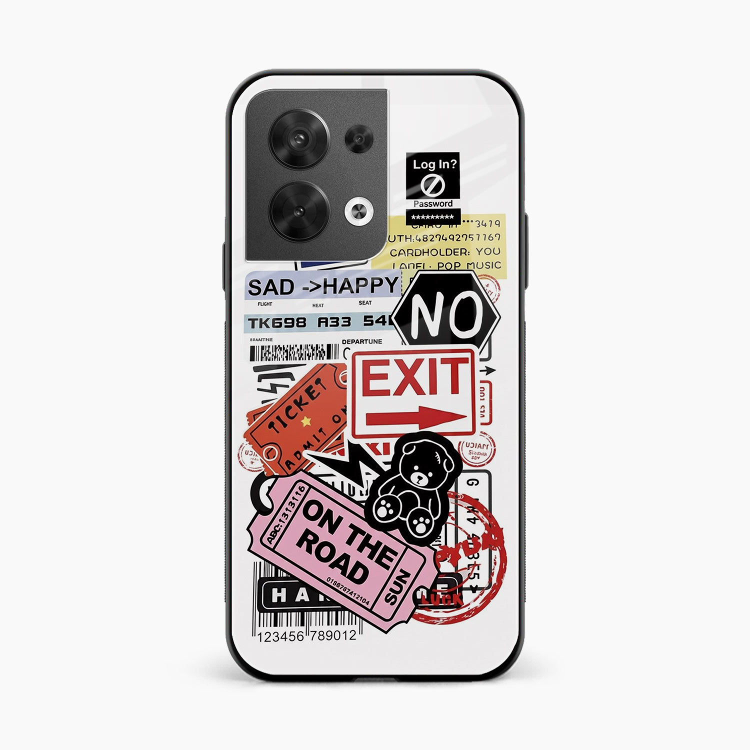Travel Diaries Oppo Reno 8 Back Cover