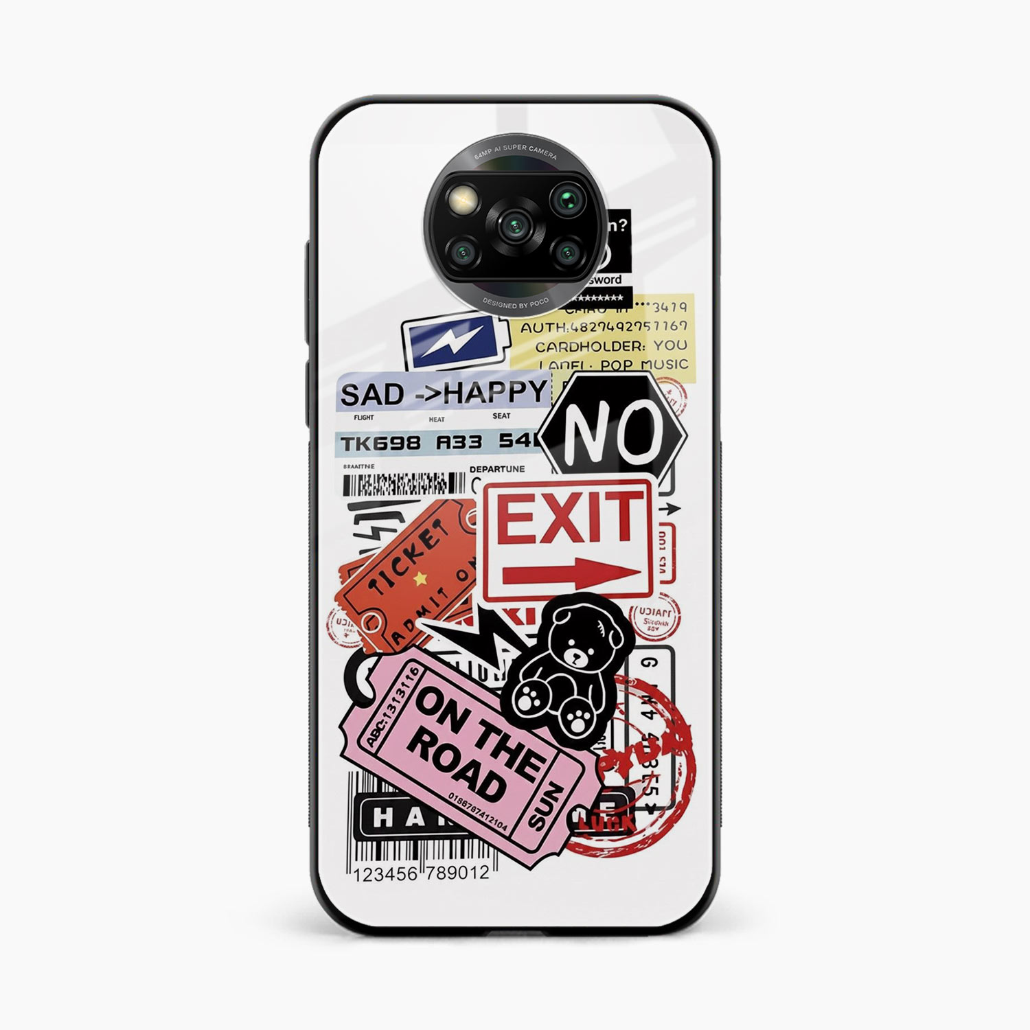 Travel Diaries Poco X3 Pro Back Cover