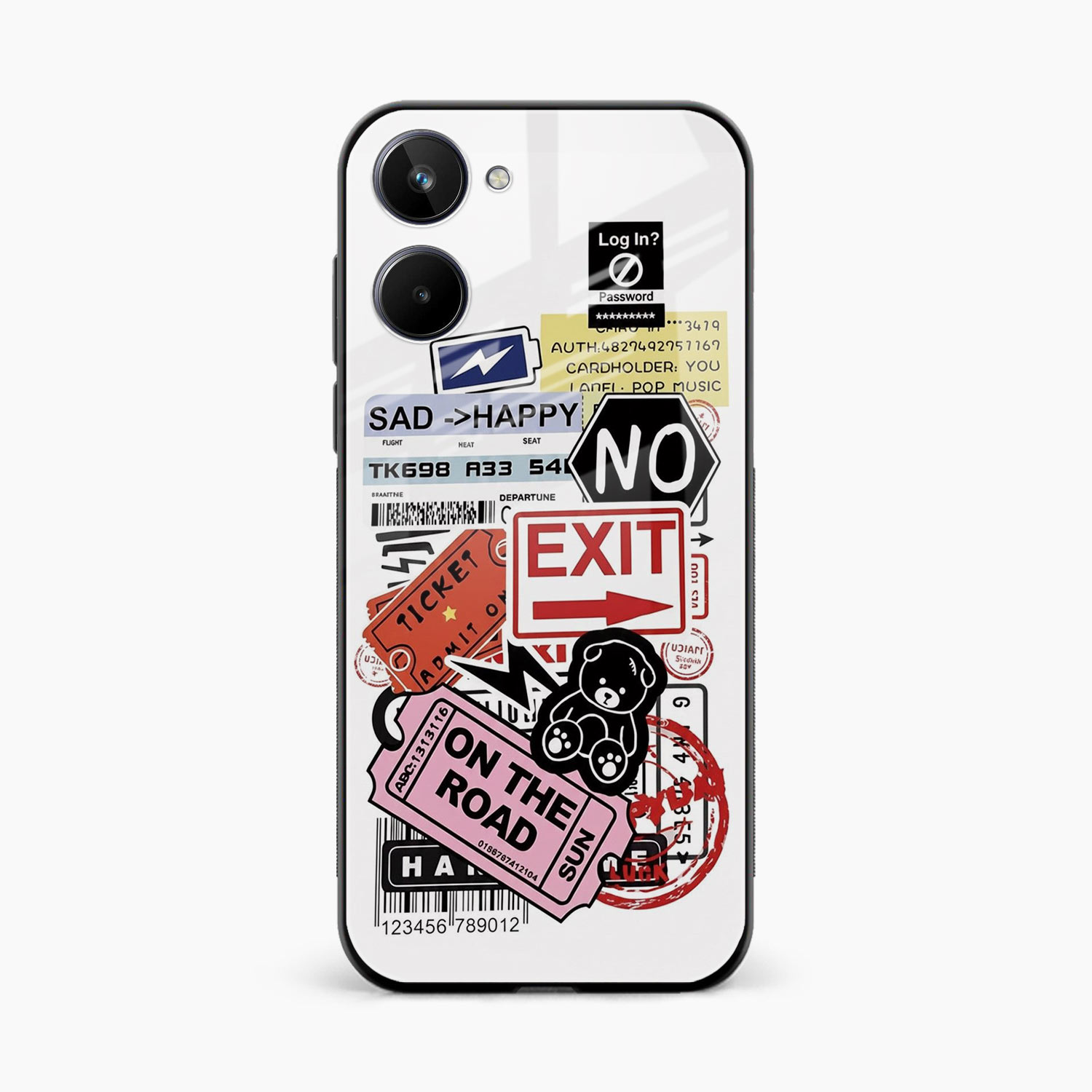 Travel Diaries Realme 10 Back Cover