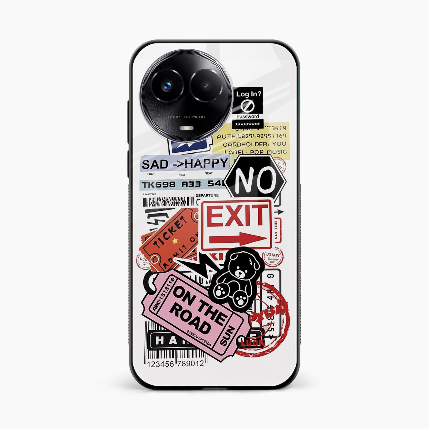 Travel Diaries Realme 11x Back Cover