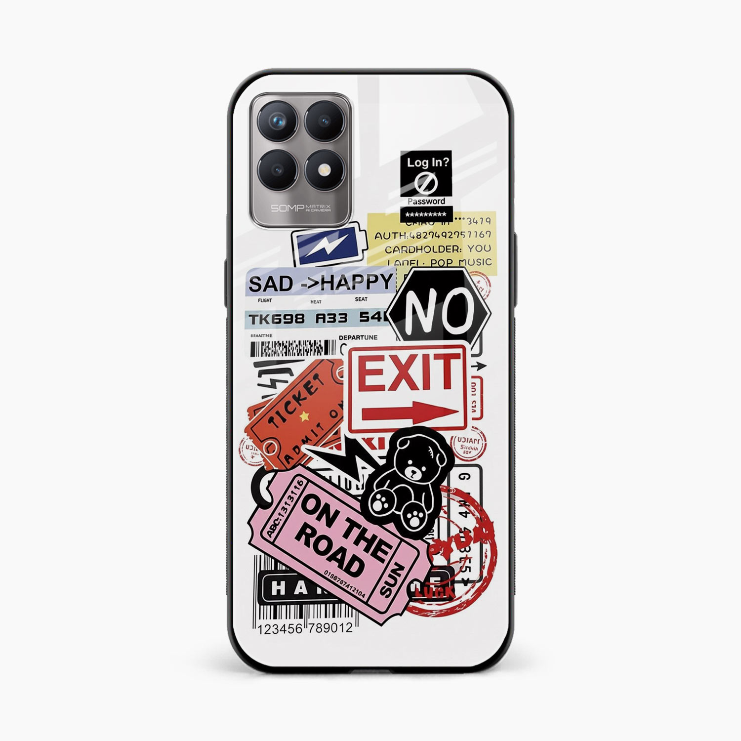 Travel Diaries Realme 8i Back Cover