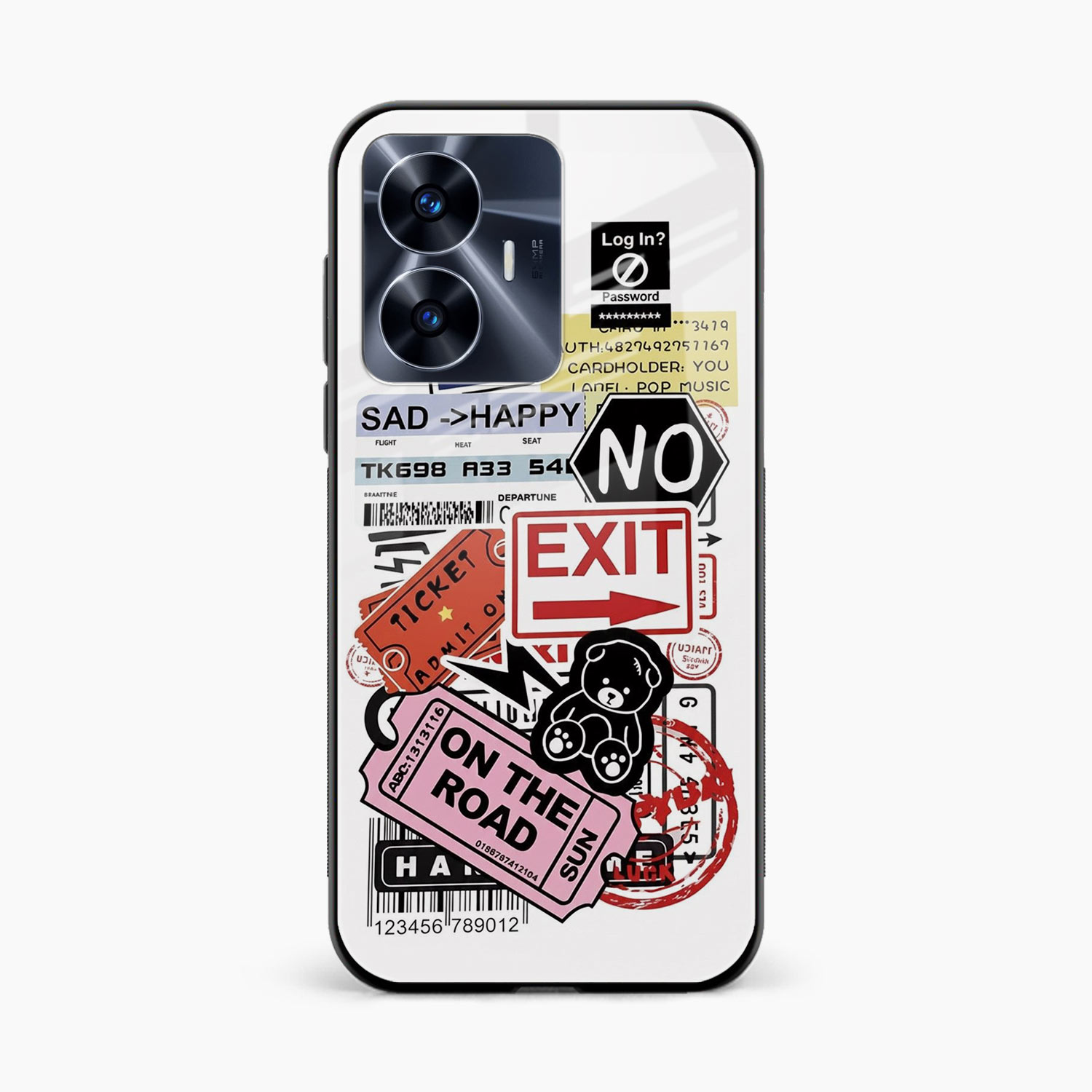 Travel Diaries Realme C55 Back Cover