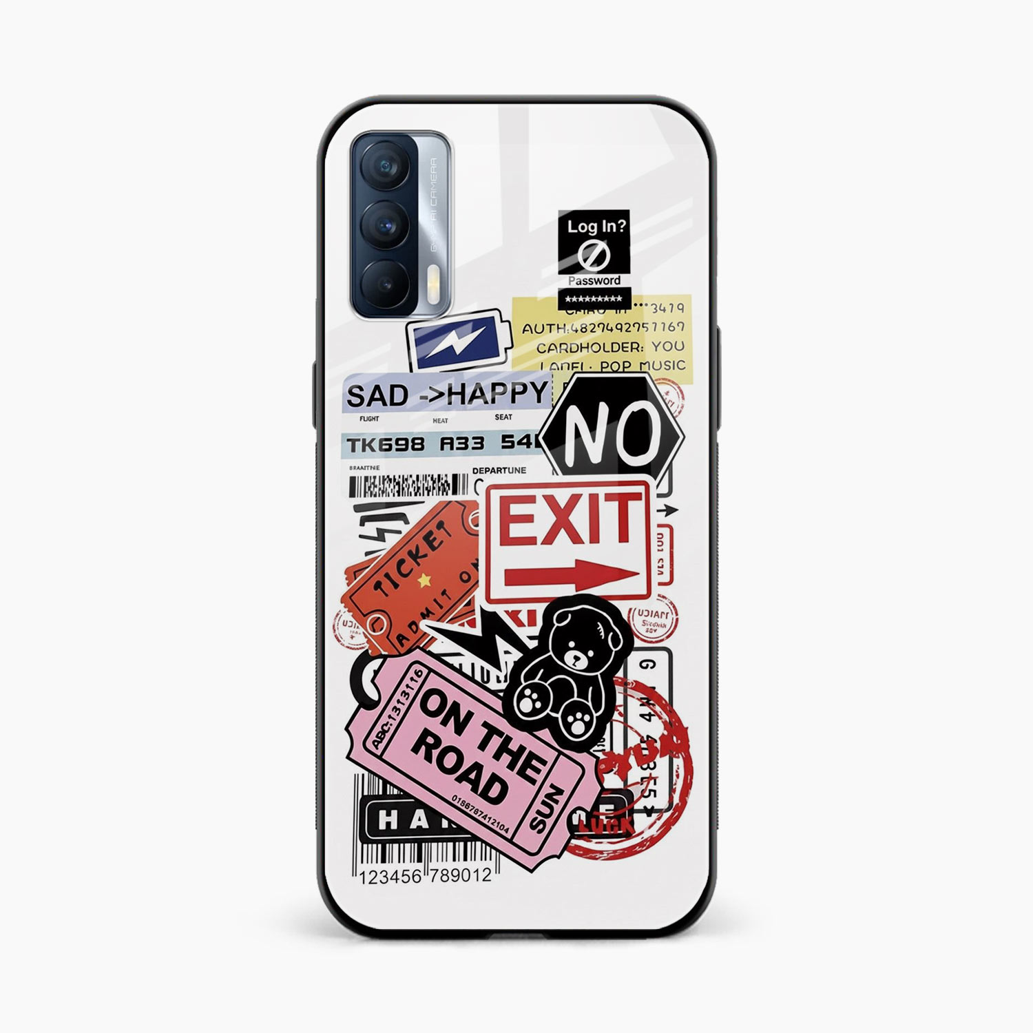 Travel Diaries Realme X7 5G Back Cover