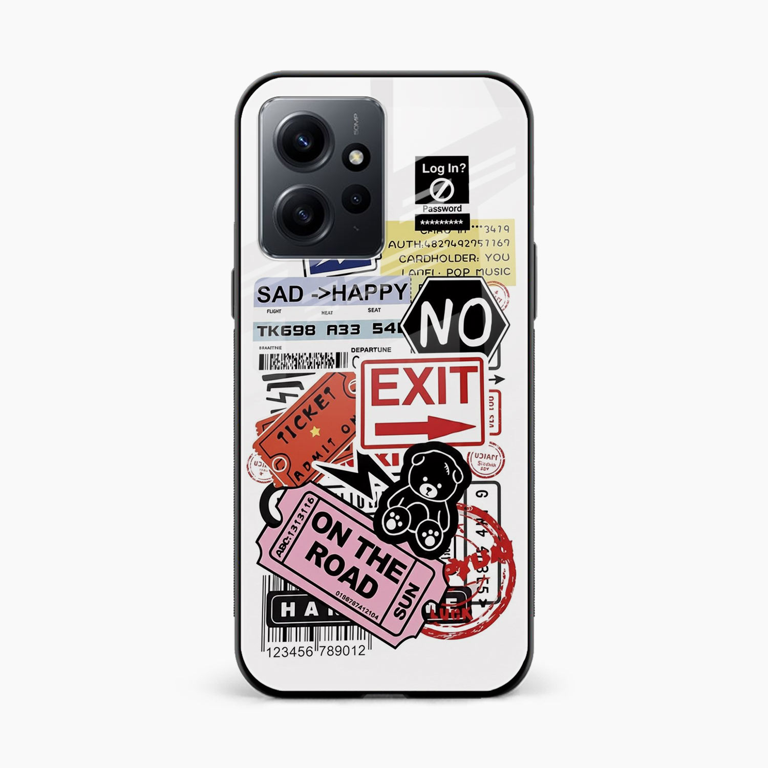 Travel Diaries Redmi Note 12 4G Back Cover