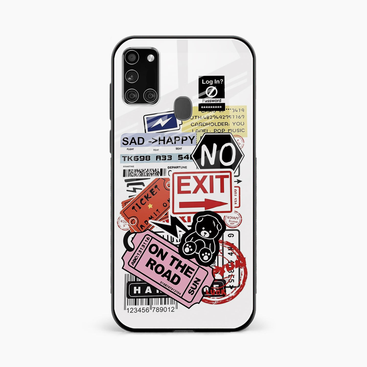 Travel Diaries Samsung A21s Back Cover