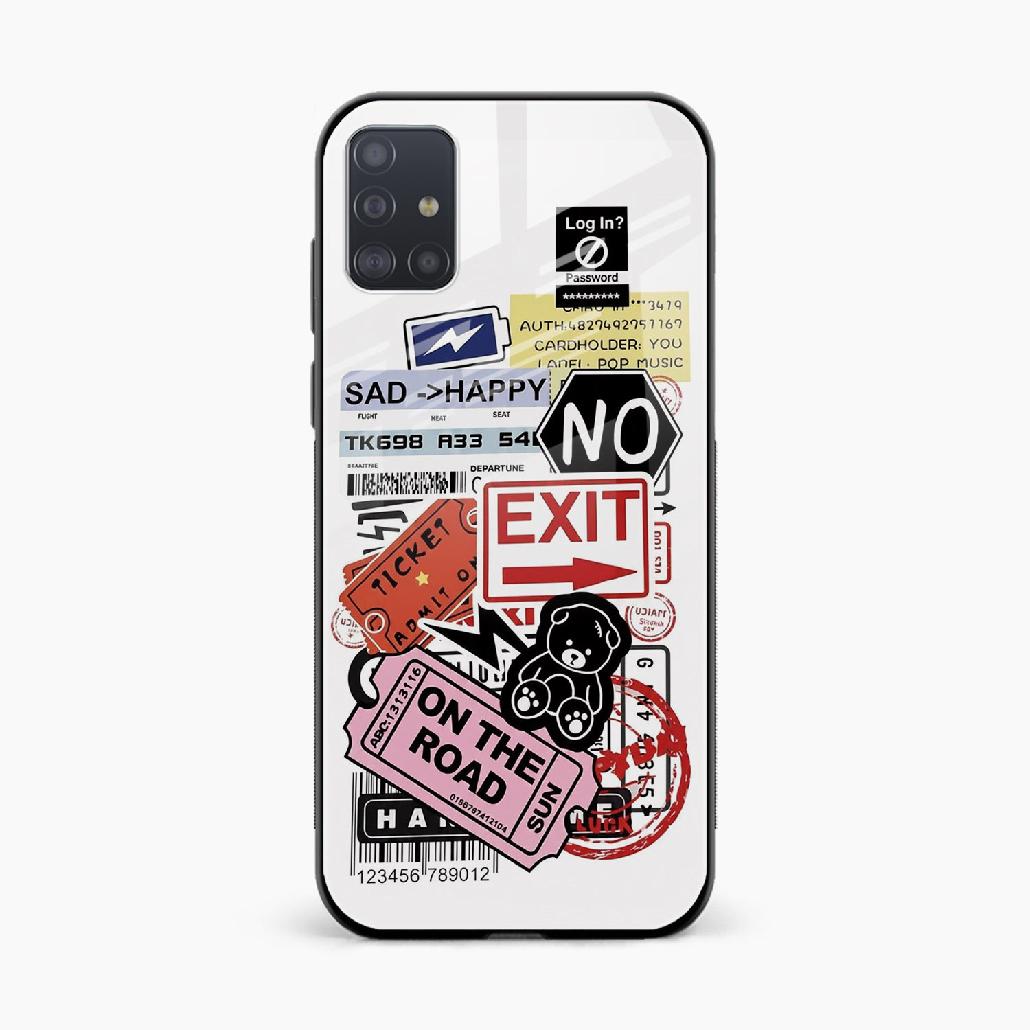 Travel Diaries Samsung A71 Back Cover