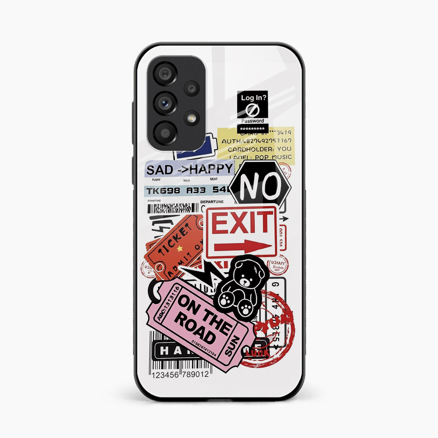 Travel Diaries Samsung A72 Back Cover