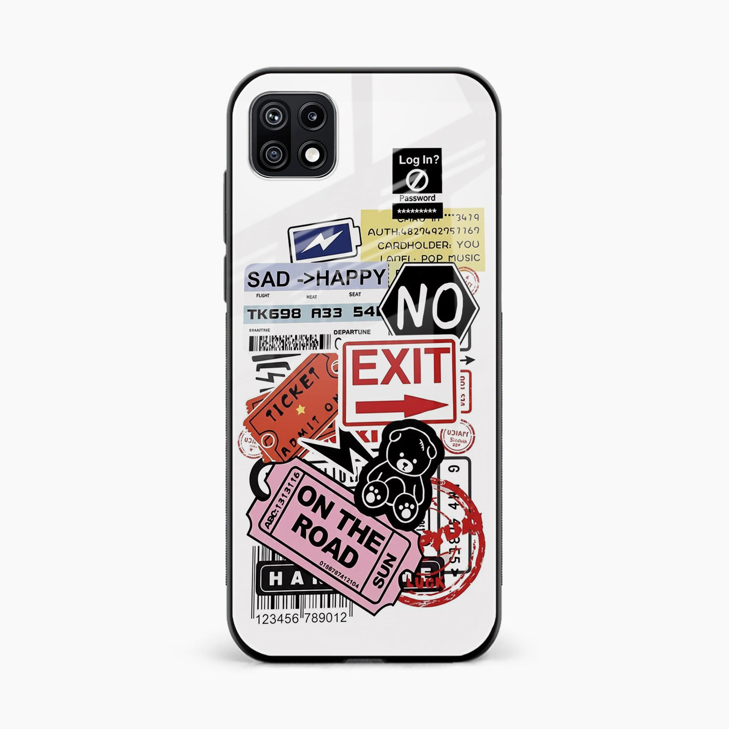 Travel Diaries Samsung F42 Back Cover