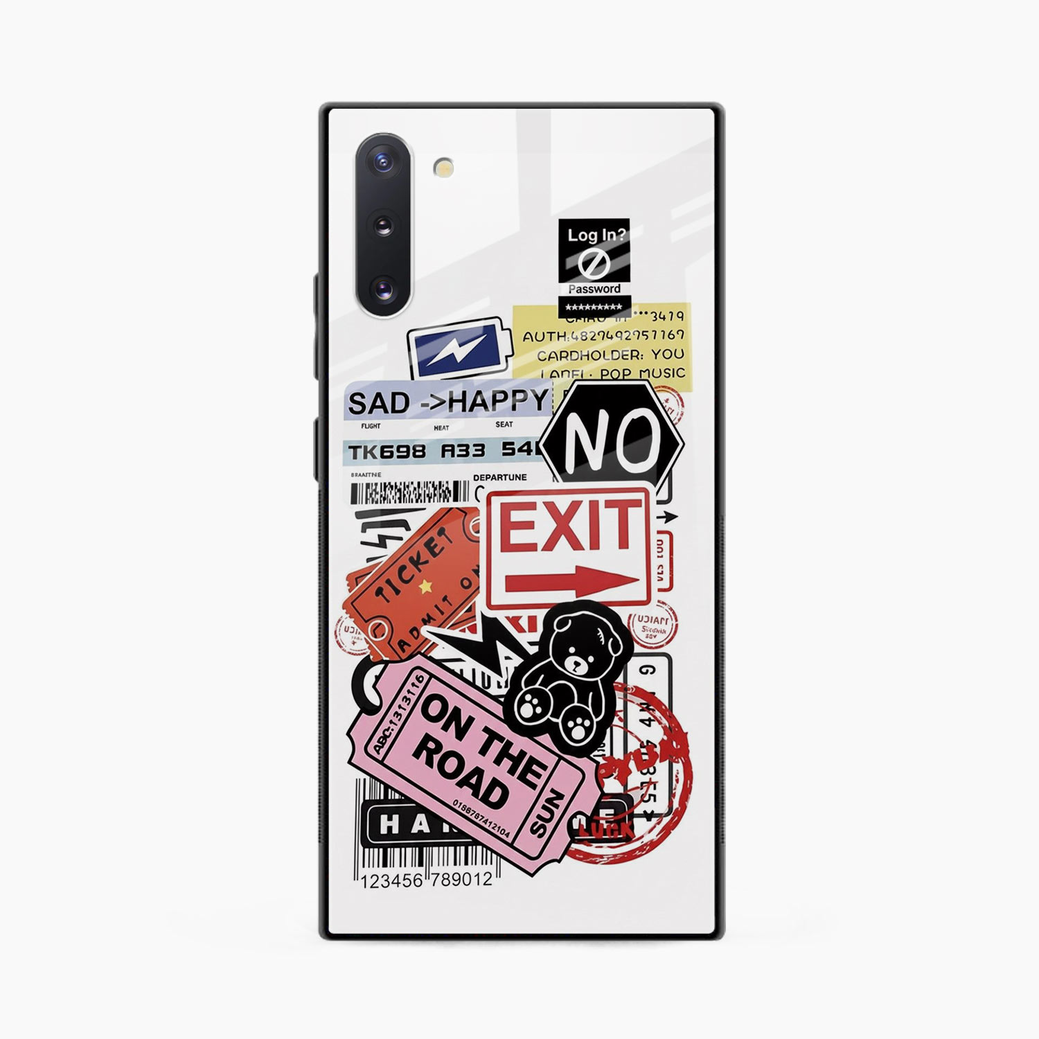 Travel Diaries Samsung Note 10 Back Cover