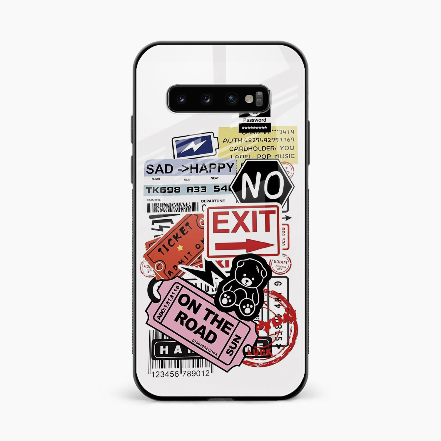 Travel Diaries Samsung S10 Back Cover