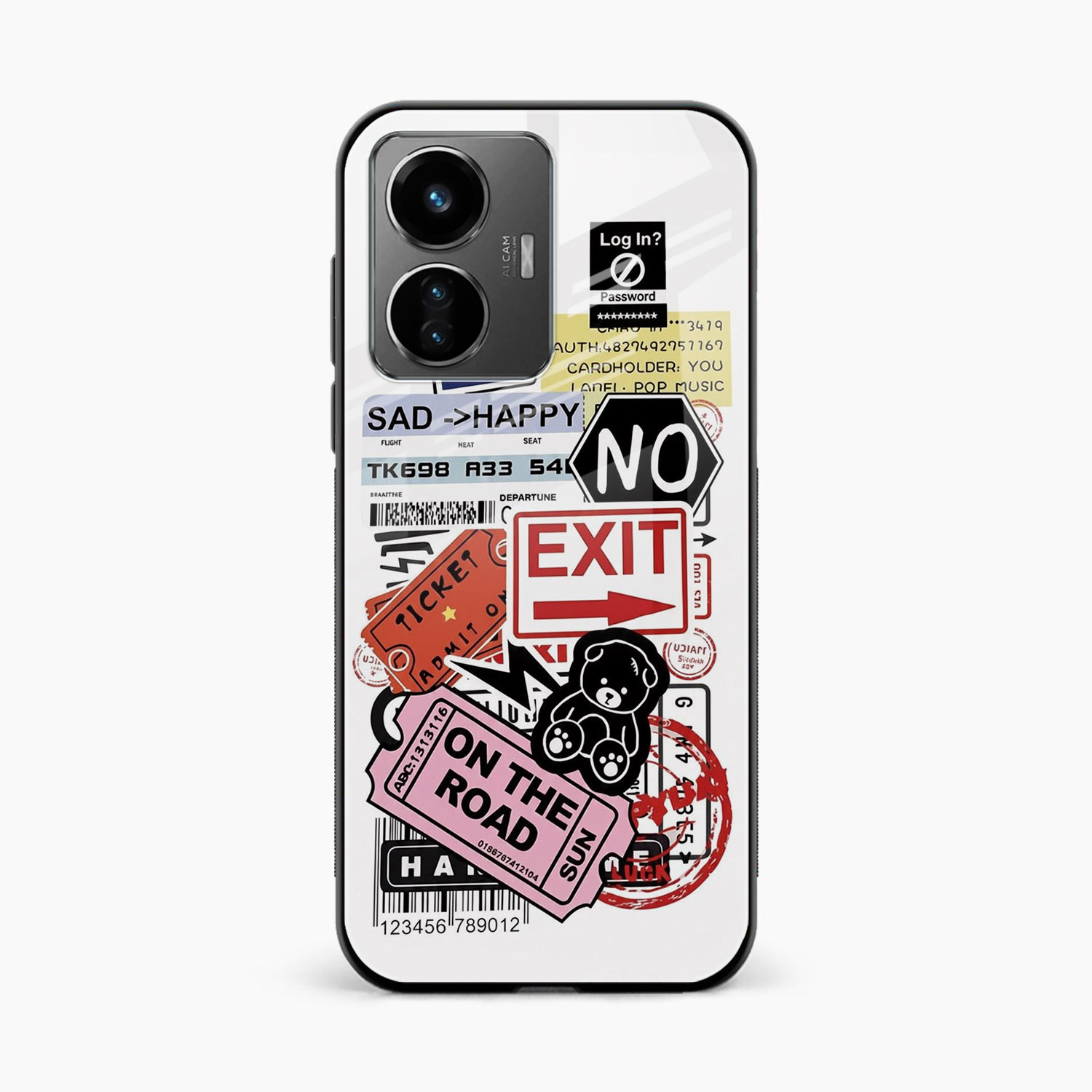 Travel Diaries Vivo T1 Back Cover