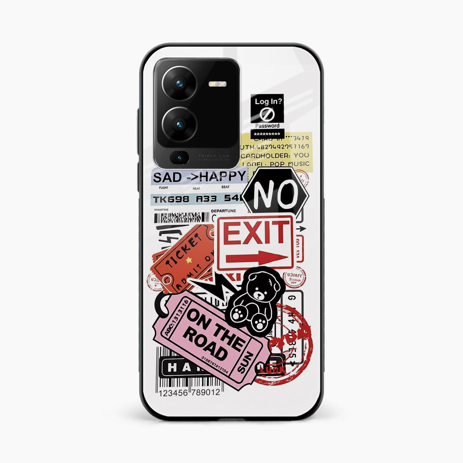 Travel Diaries Vivo V25 Pro Back Cover