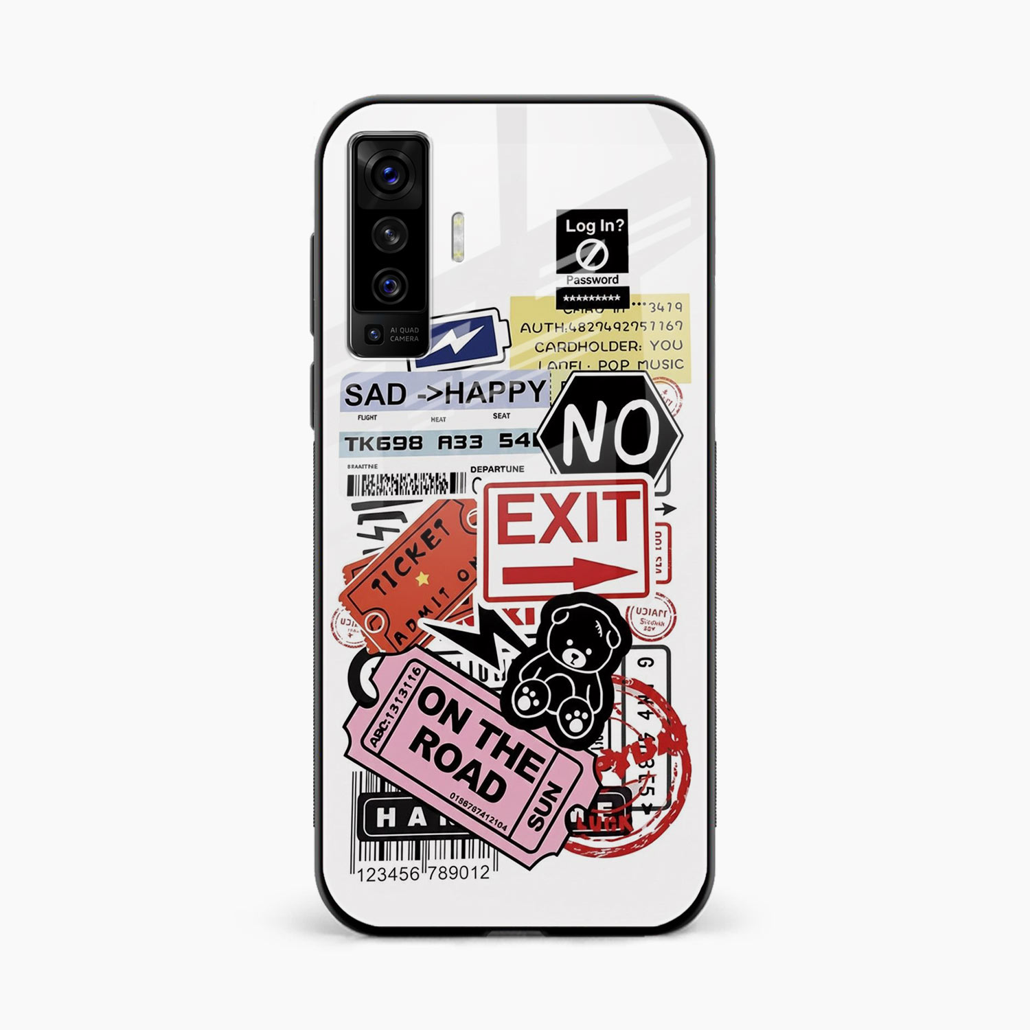 Travel Diaries Vivo X50 Back Cover