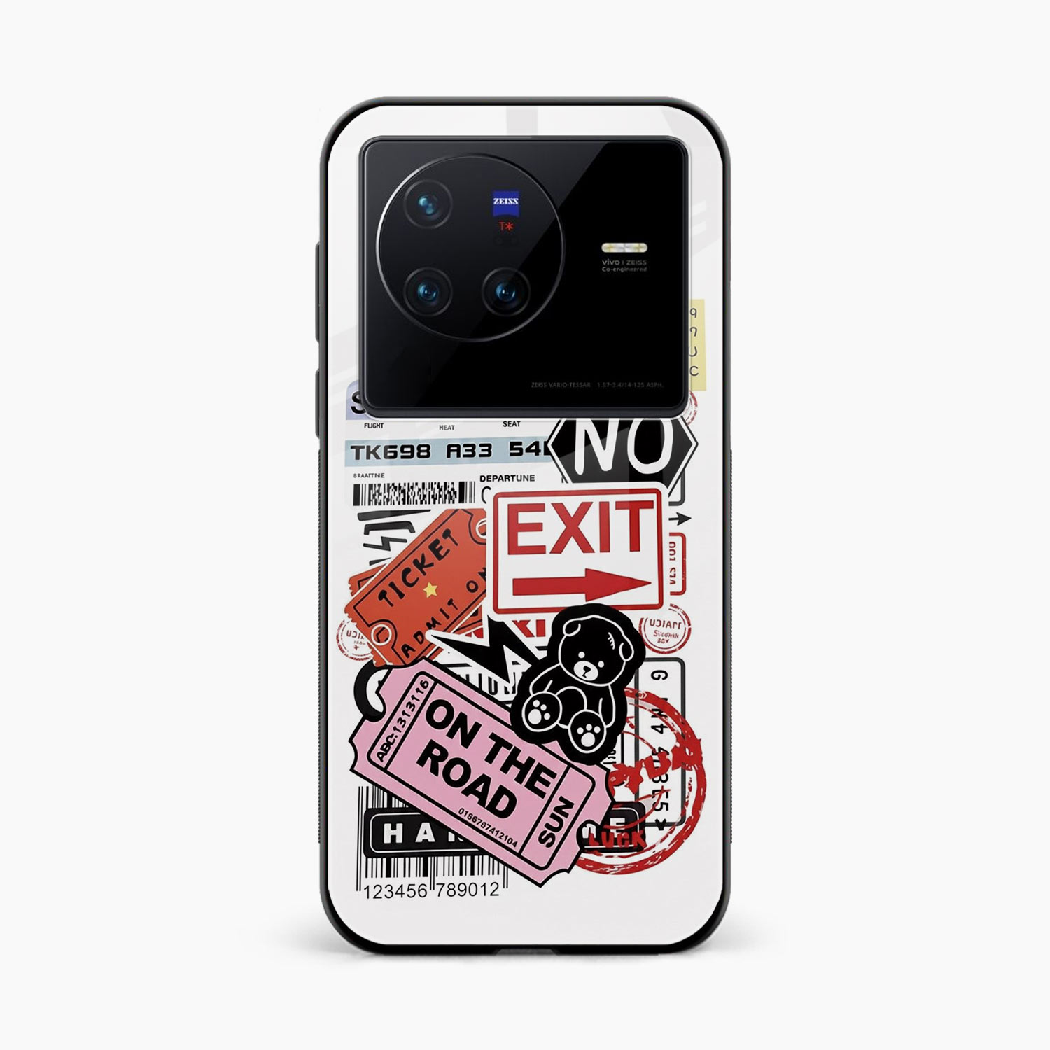 Travel Diaries Vivo X80 Back Cover