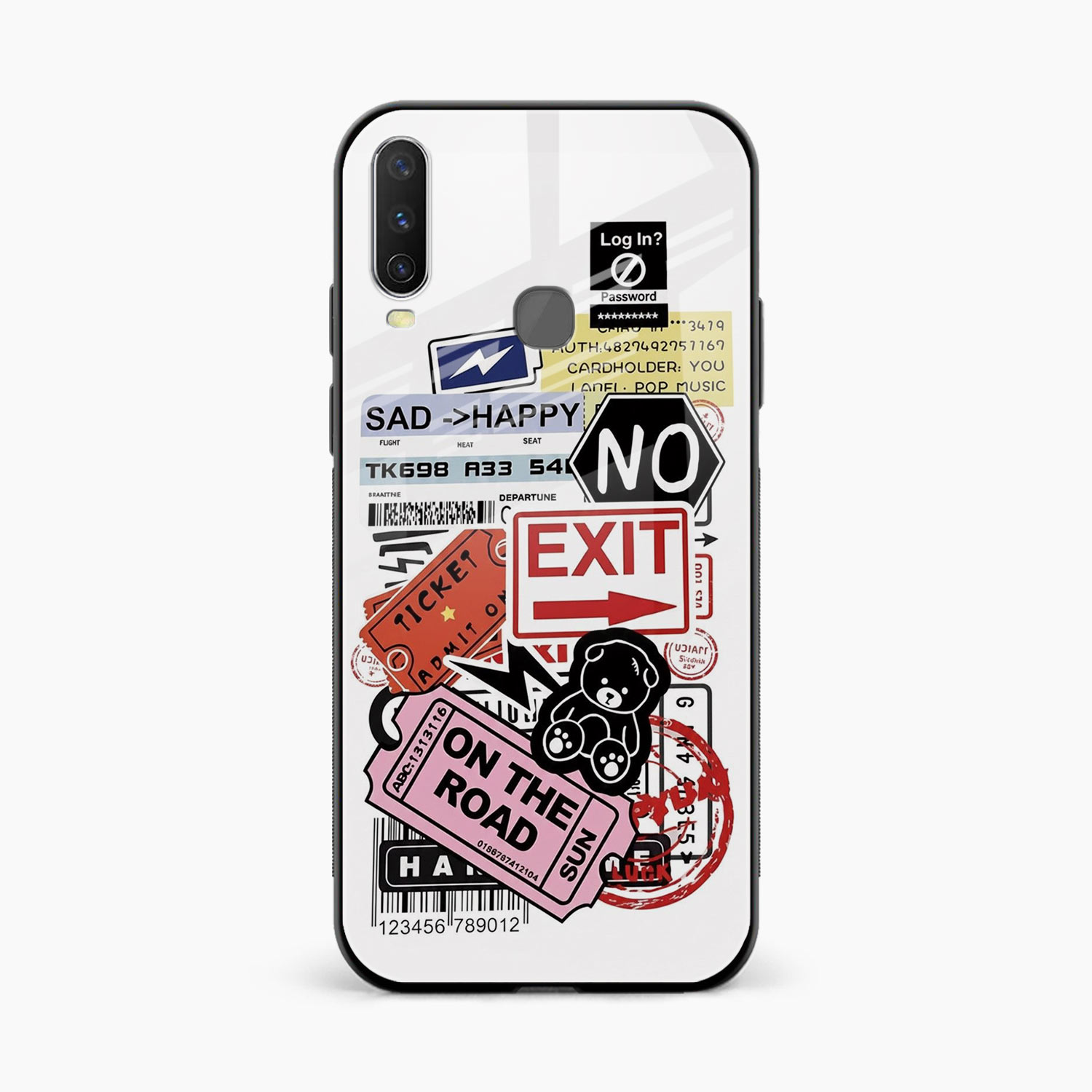 Travel Diaries Vivo Y12 Back Cover