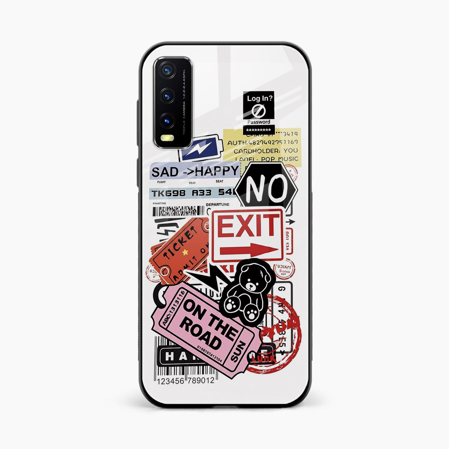 Travel Diaries Vivo Y20 Back Cover