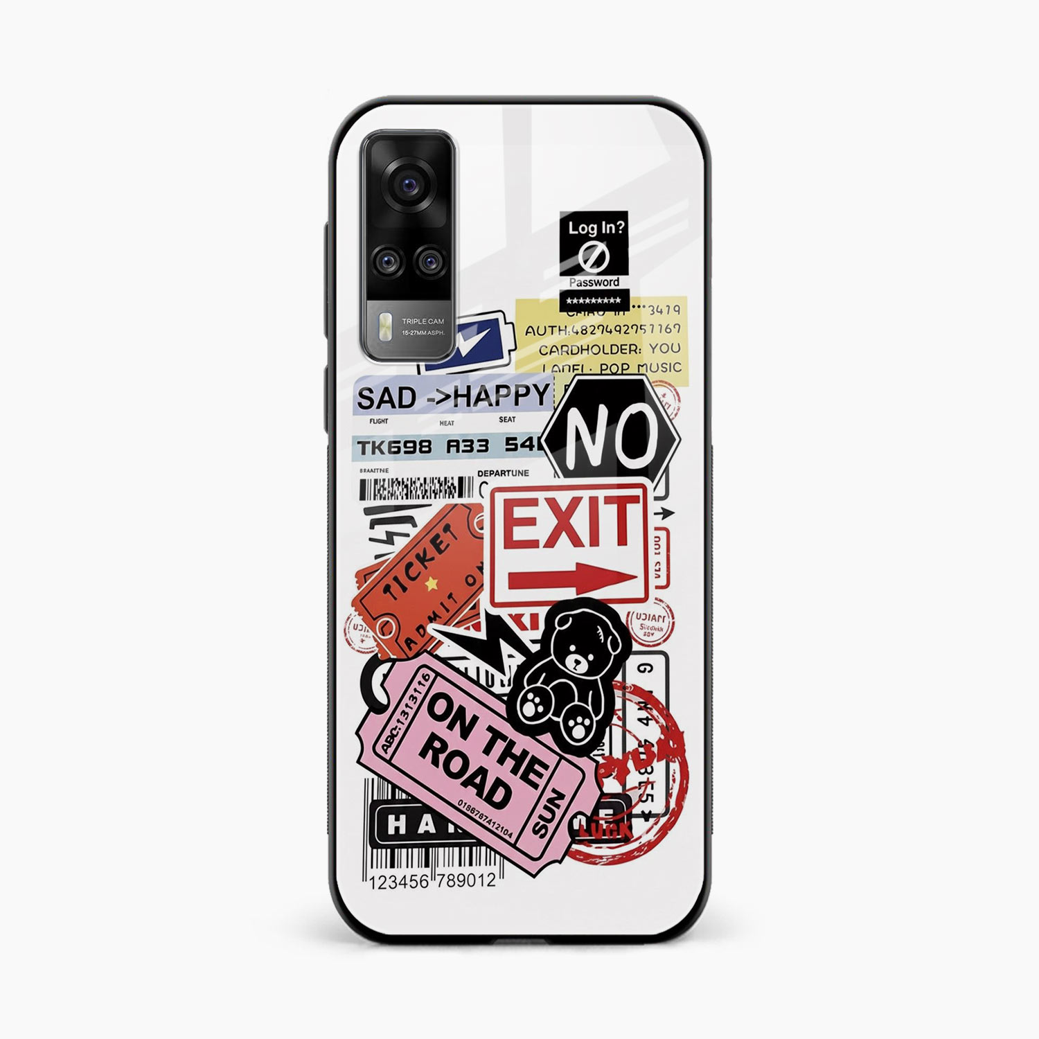 Travel Diaries Vivo Y51a Back Cover