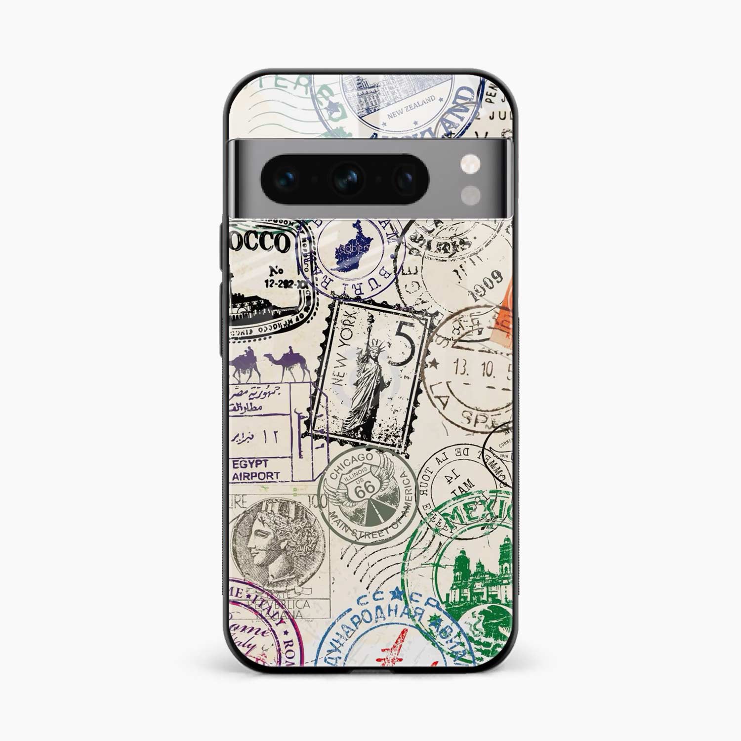 Stamps Google Pixel 8 Pro Back Cover