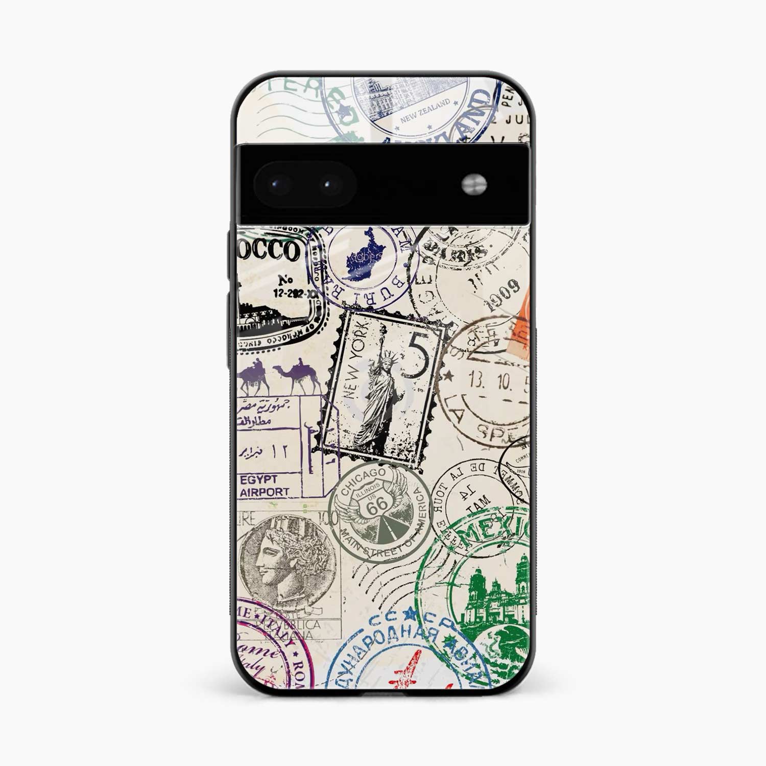 Stamps Google Pixel 8A Back Cover