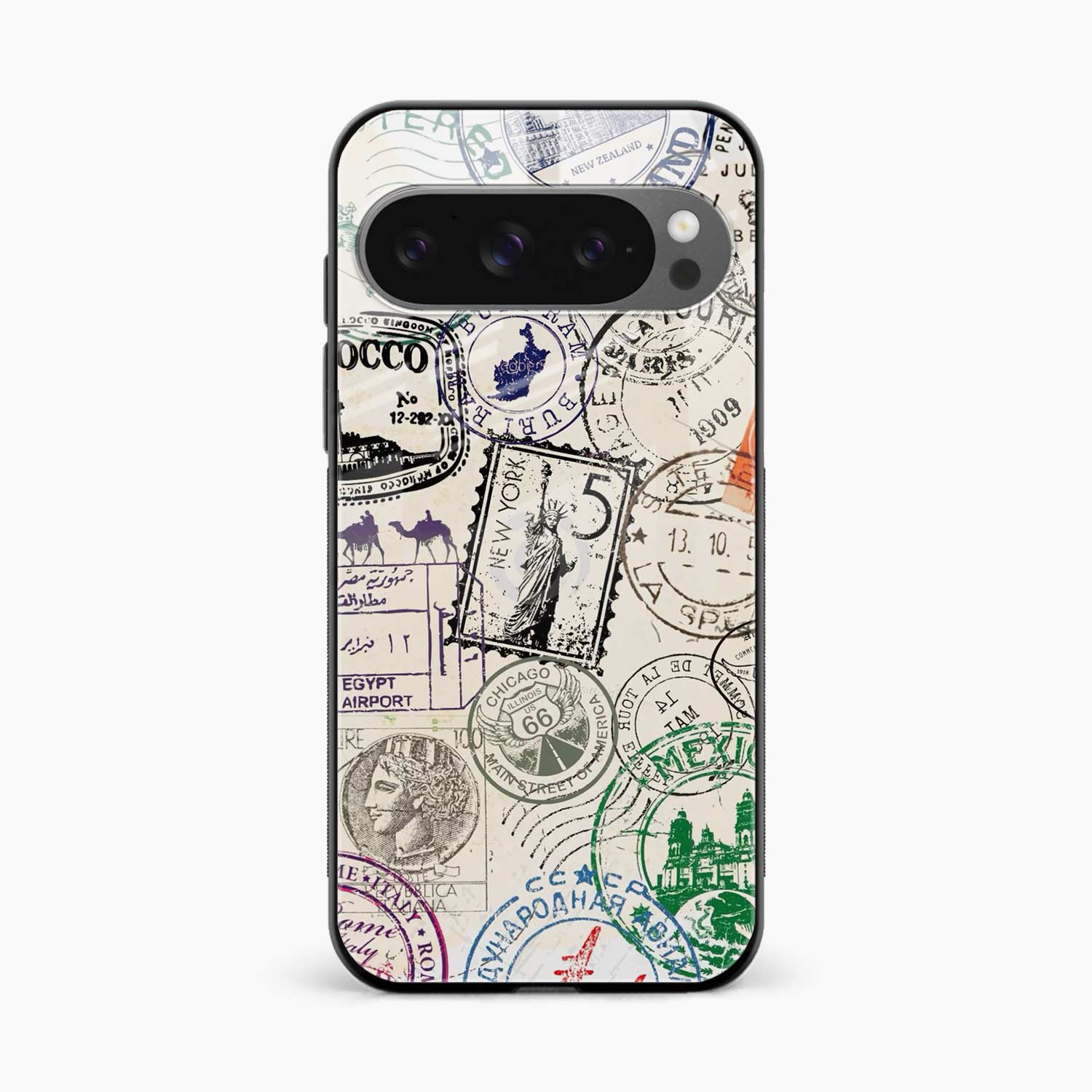 Stamps Google Pixel 9 Pro Xl Back Cover