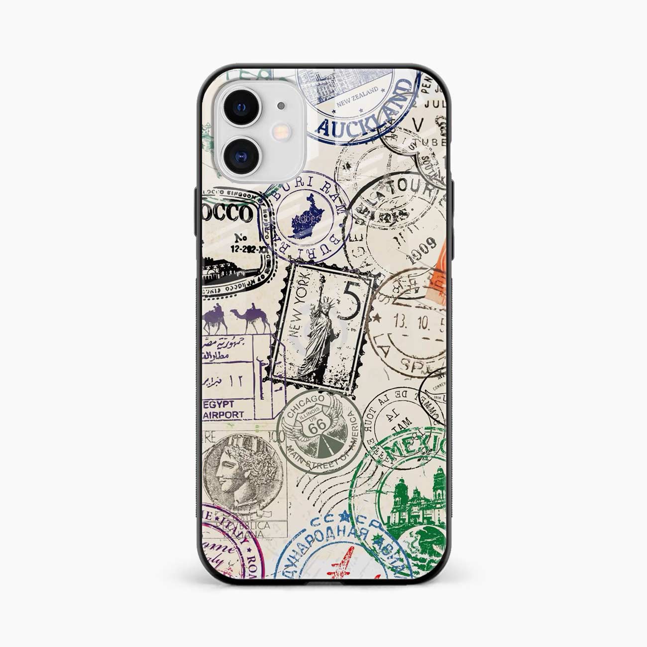 Stamps iPhone 12 Back Cover