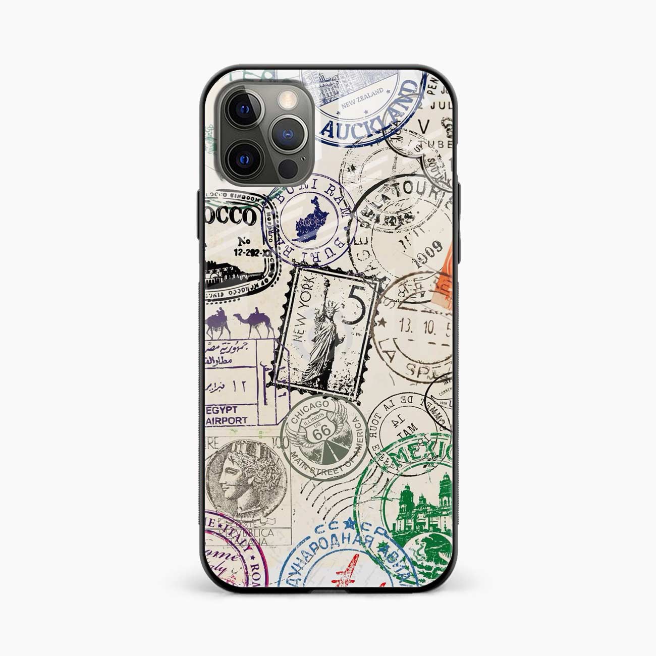 Stamps iPhone 16 Pro Back Cover