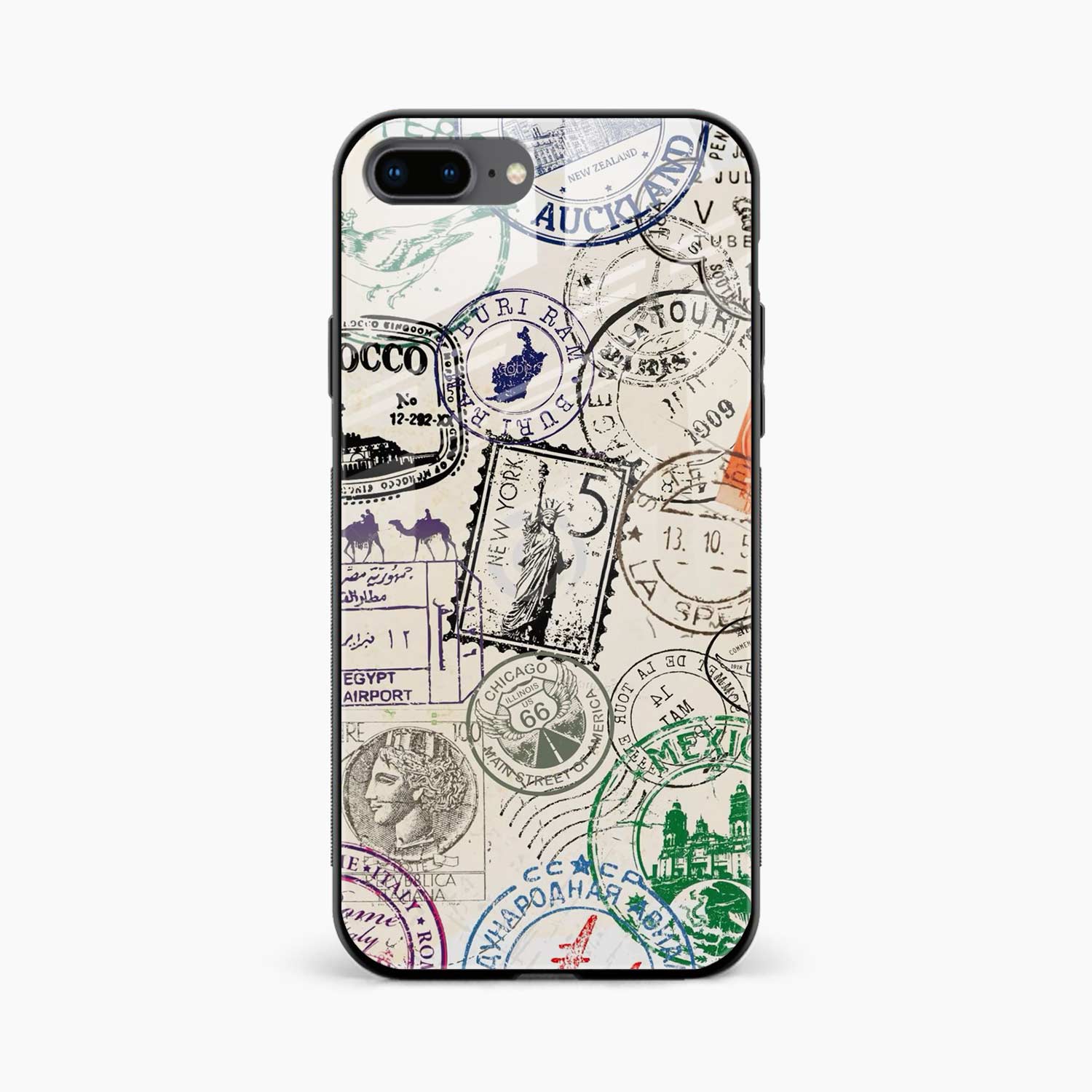 Stamps iPhone 8 Plus Back Cover