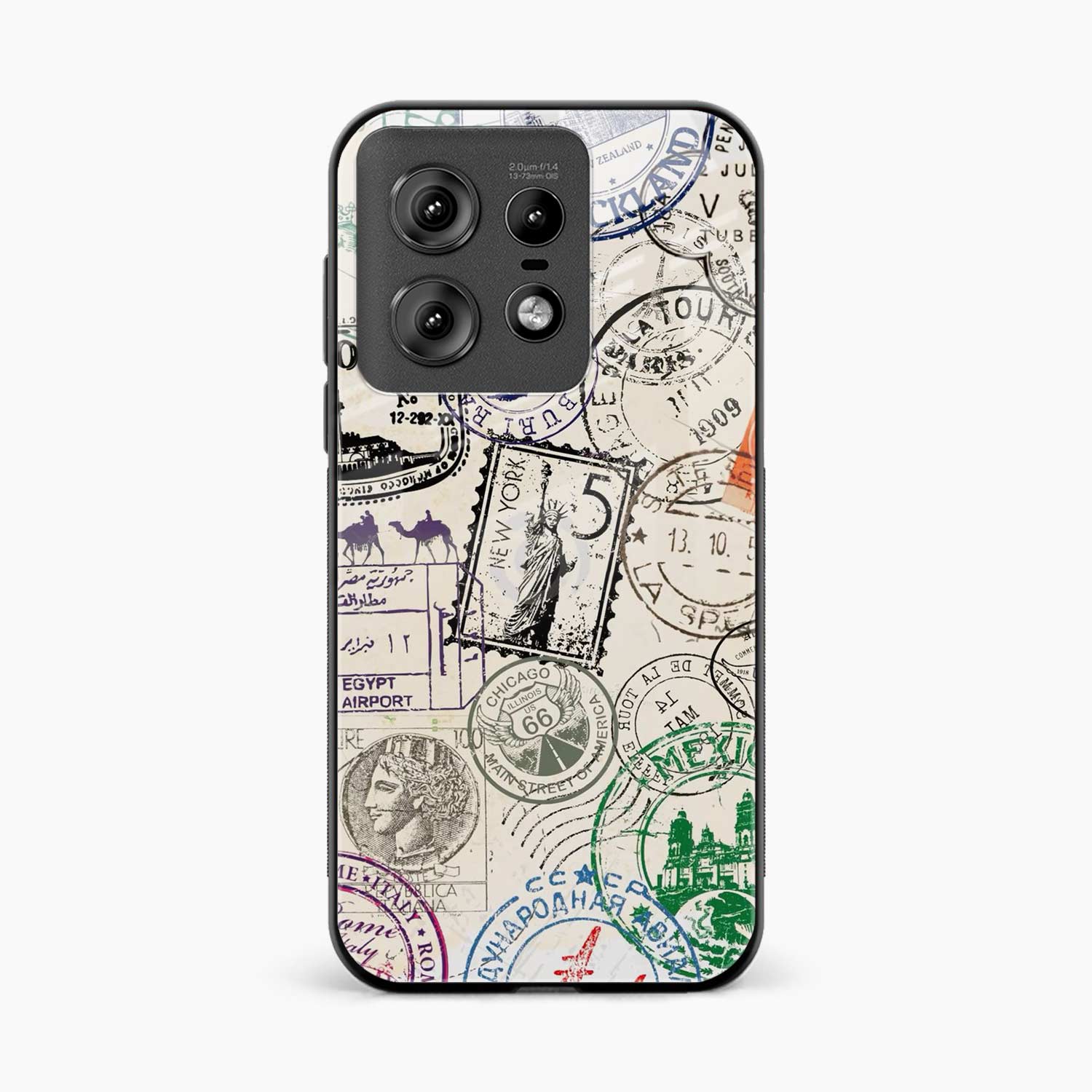 Stamps Motorola Edge 50 Pro 5G Back Cover