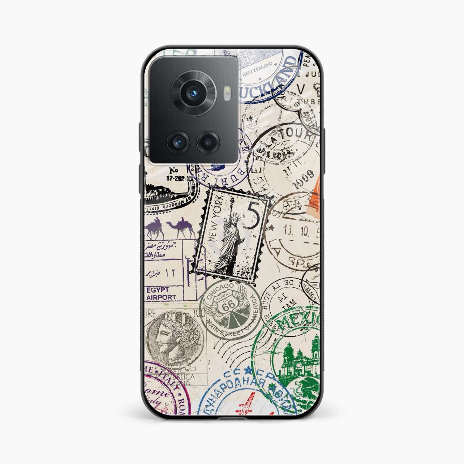 Stamps OnePlus 10R Back Cover